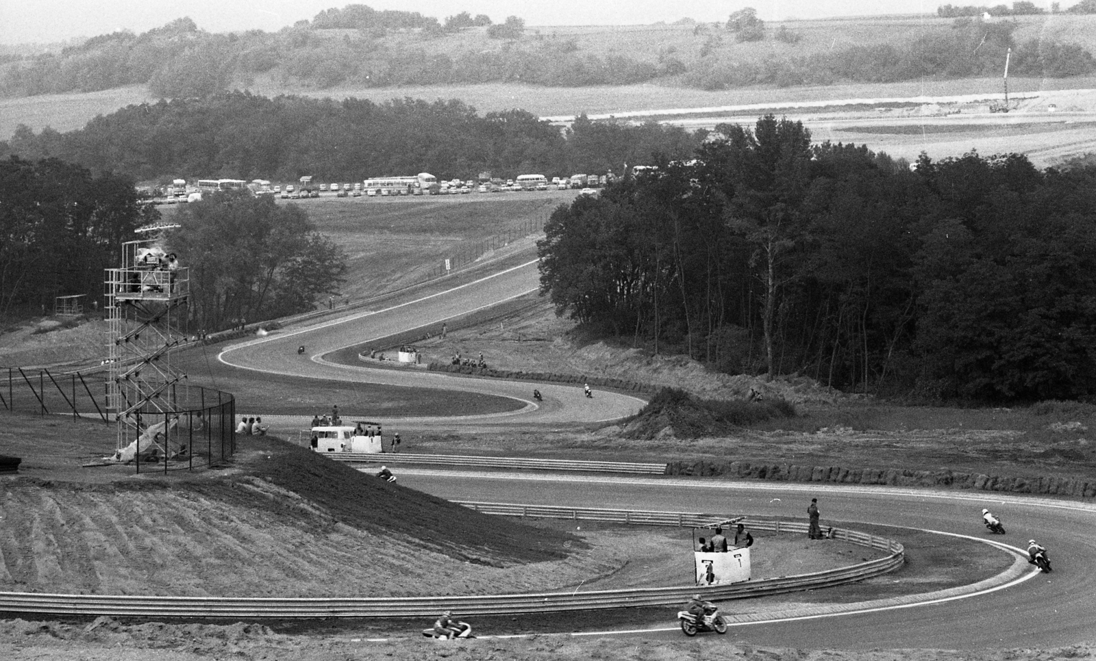 Hungary, Hungaroring, Mogyoród, motorverseny., 1986, Urbán Tamás, Fortepan #124536