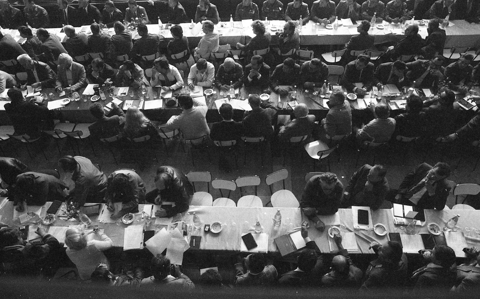 1983, Urbán Tamás, plan view, meal, Fortepan #124651