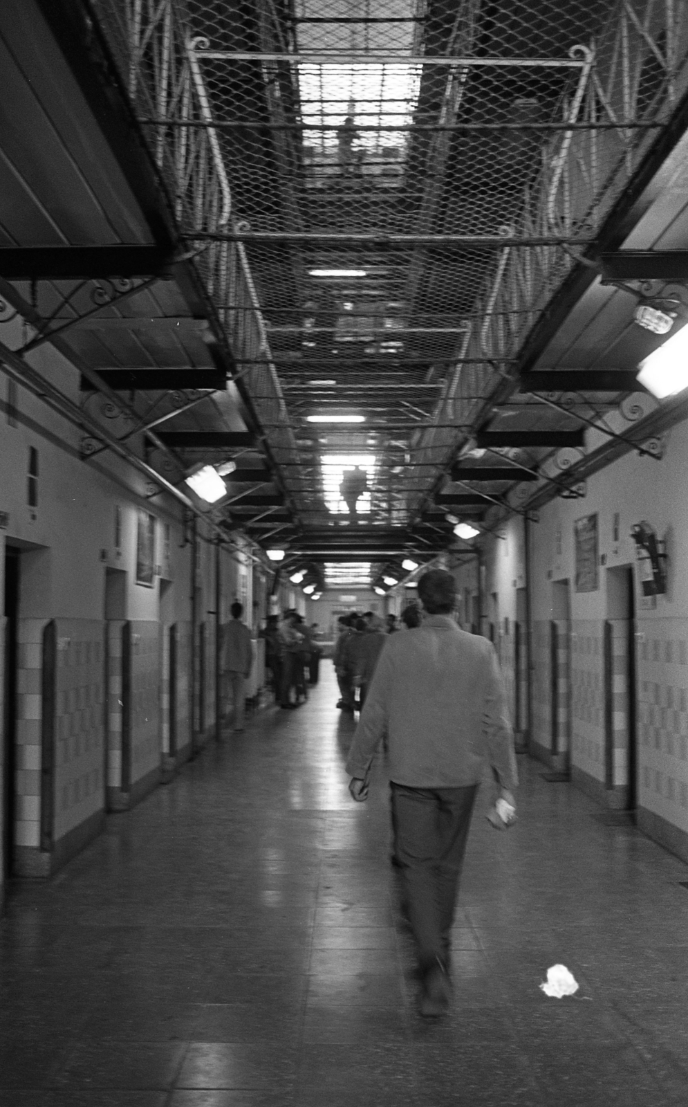 Hungary, Márianosztra, Márianosztrai Fegyház és Börtön, zárkasor., 1987, Urbán Tamás, prison, Fortepan #124671