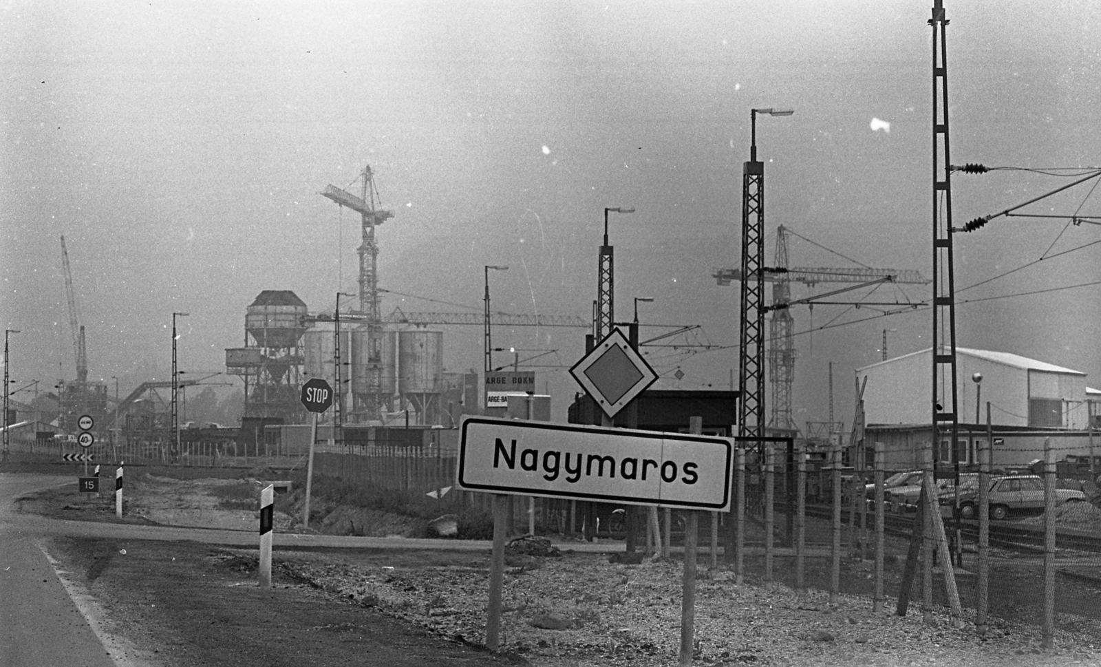 Hungary, Nagymaros, a bős-nagymarosi vízlépcsőrendszer építése., 1989, Urbán Tamás, regime change, Fortepan #124719