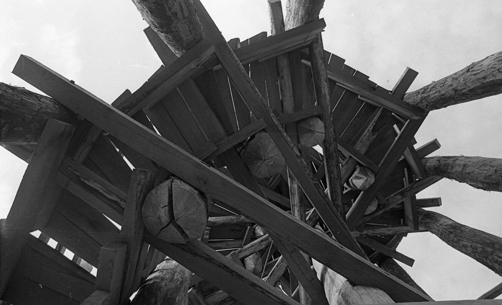 Hungary, Nagykálló, Harangod, kilátó., 1989, Urbán Tamás, gazebo, Fortepan #124769