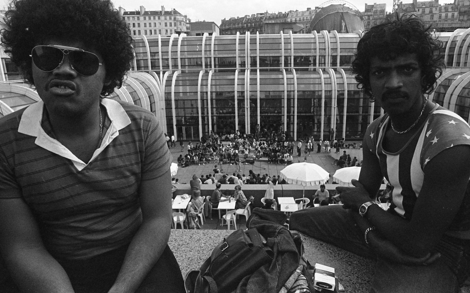 France, Paris, Forum des Halles bevásárlóközpont (az egykori nagybani piac helyén)., 1982, Urbán Tamás, shades, Fortepan #124932