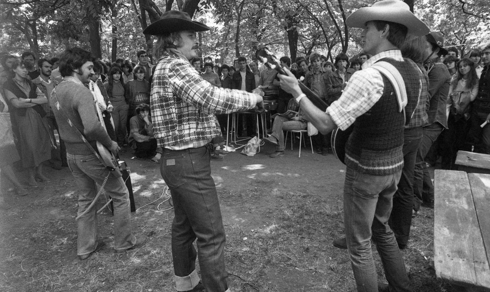 Hungary, Budapest VIII., Orzcy-kert (Asztalos János ifjúsági park), Nemzetközi Country Találkozó 1981. augusztus 29-én., 1981, Urbán Tamás, Budapest, Fortepan #125243