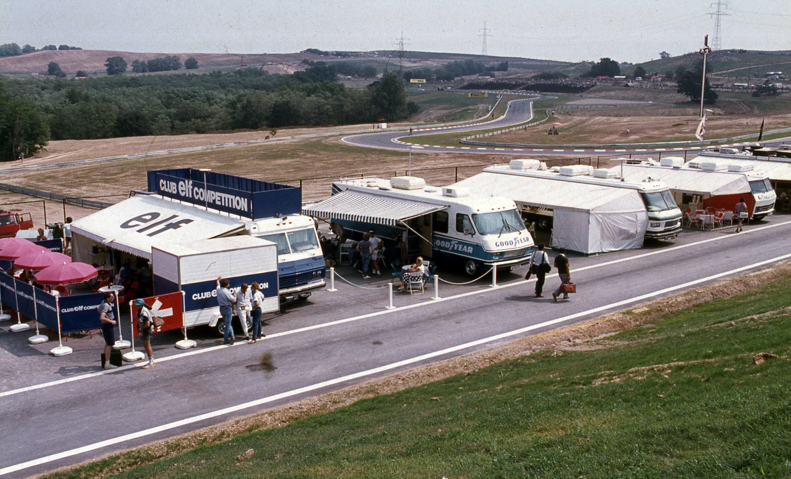 Magyarország, Mogyoród, Formula-1 első magyar nagydíj., 1986, Urbán Tamás, színes, Forma-1, Fortepan #125439