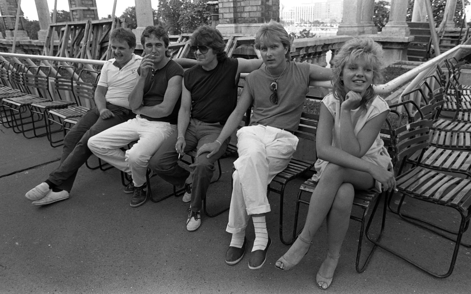 Magyarország, Budapest I., Várkert Bazár, Budai Ifjúsági Park, a Gigi együttes., 1984, Urbán Tamás, Budapest, Fortepan #125477