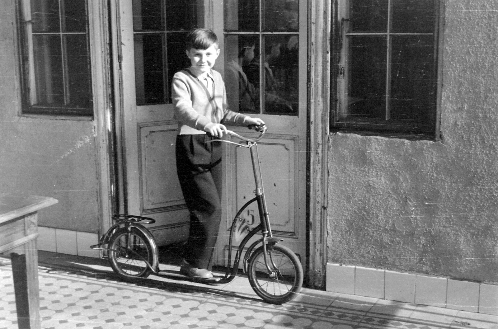 Hungary, 1959, Fortepan, portrait, scooter, Fortepan #12567