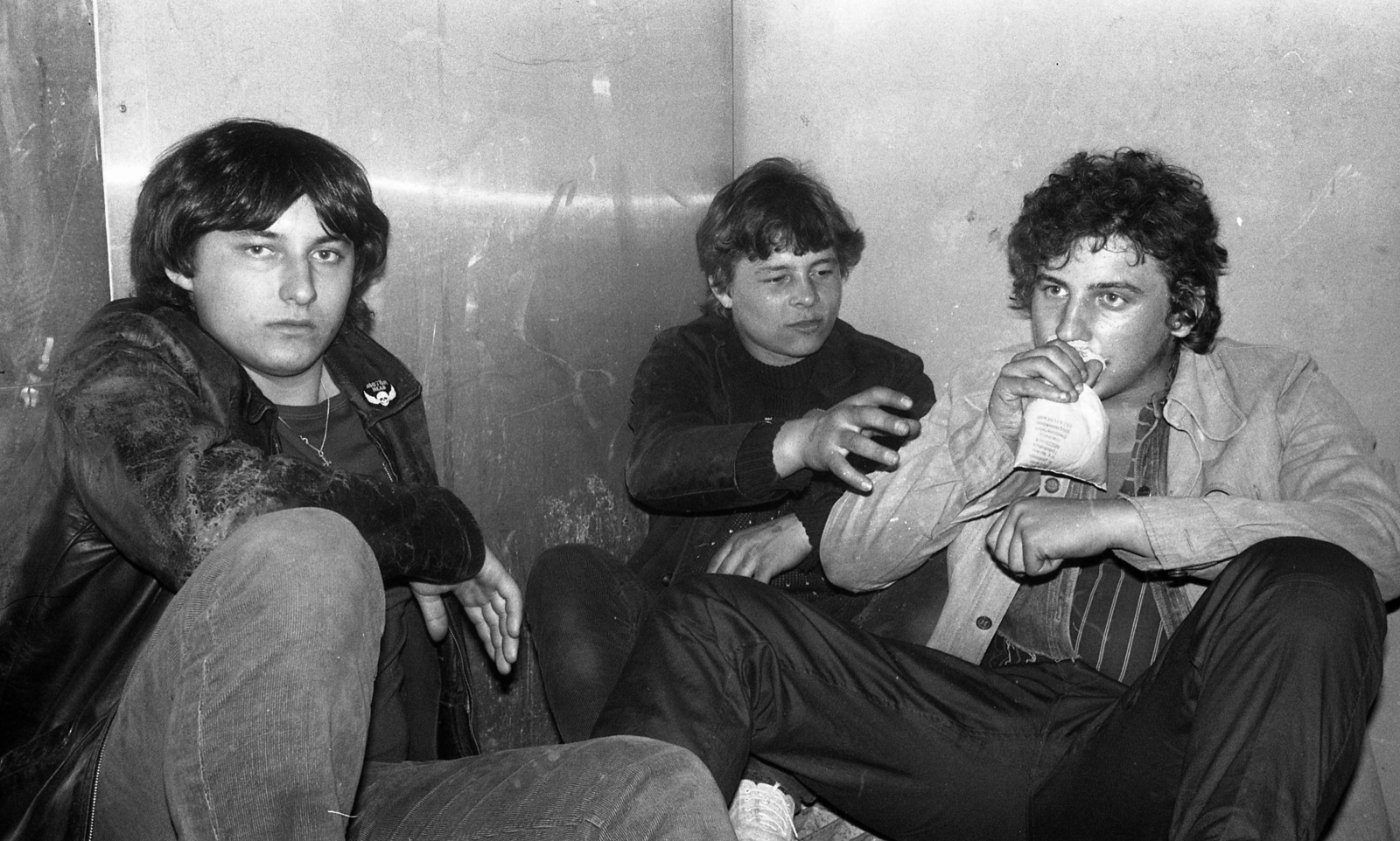 1983, Urbán Tamás, glue sniffing, Fortepan #125677