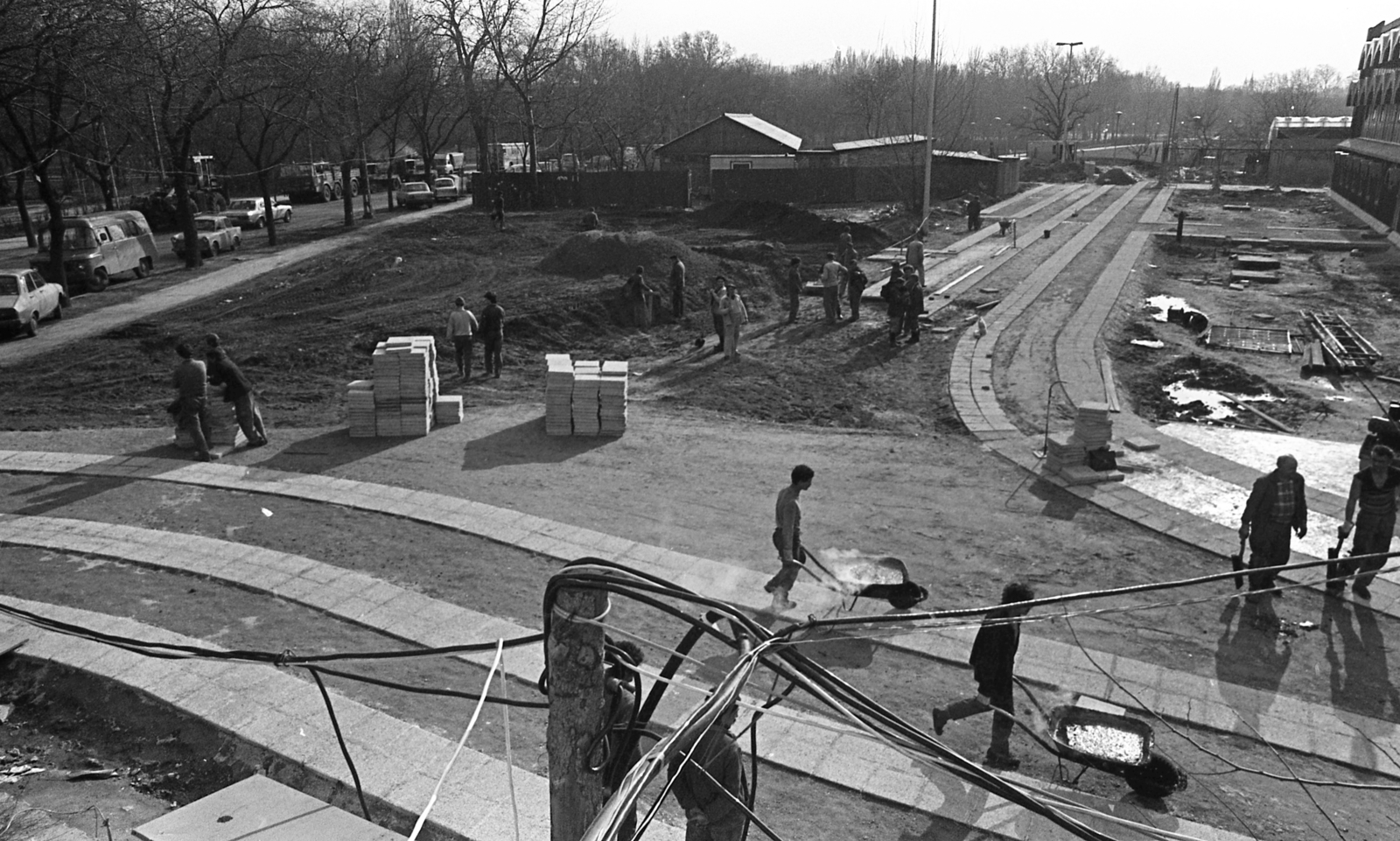 Magyarország, Városliget, Budapest XIV., Zichy Mihály út 14., a felvétel a Petőfi Csarnok előtt készült., 1985, Urbán Tamás, Budapest, Fortepan #125774