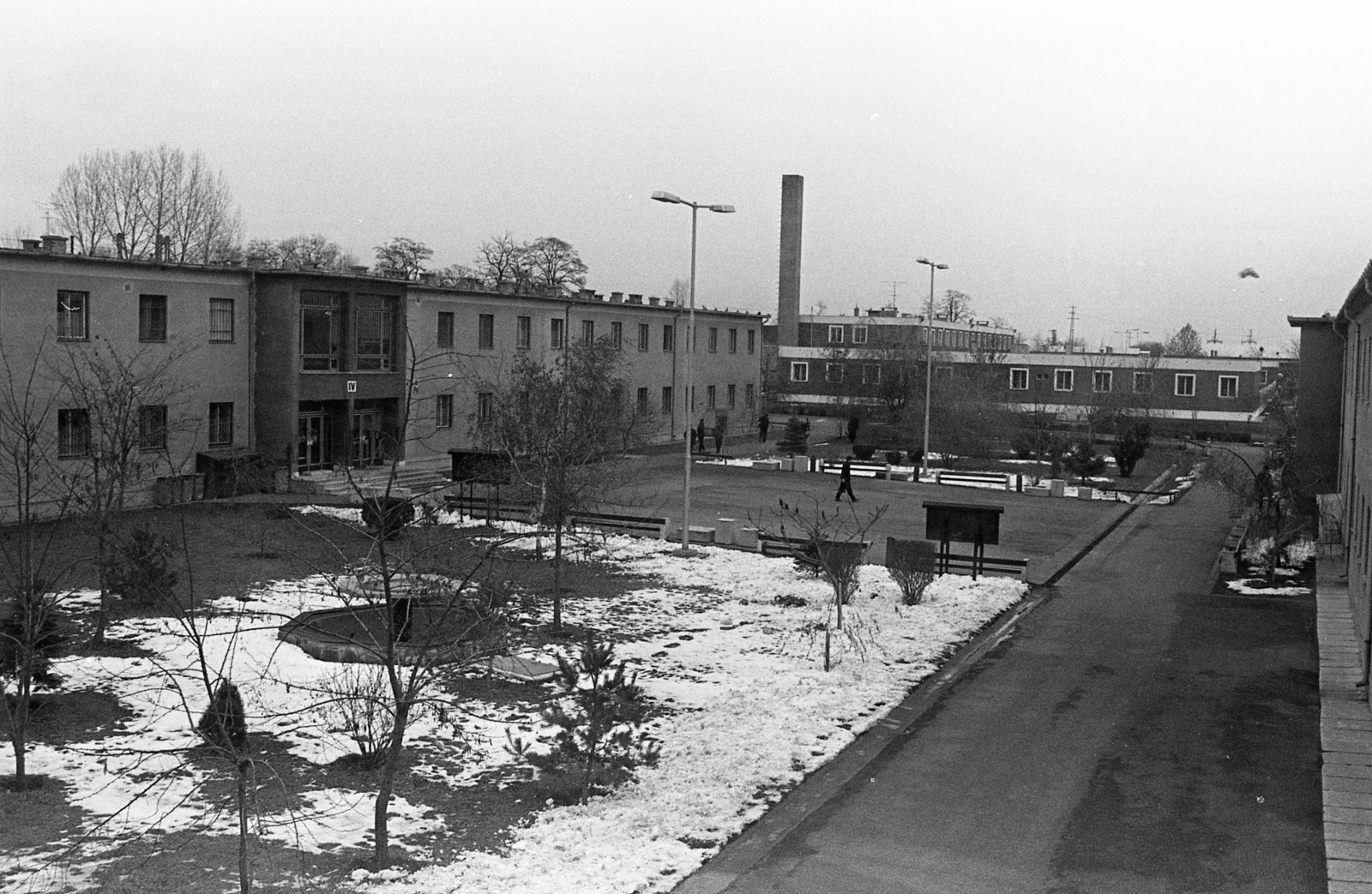 Magyarország, Baracska, a Baracskai Börtön és Fogház udvara., 1985, Urbán Tamás, Fortepan #126049