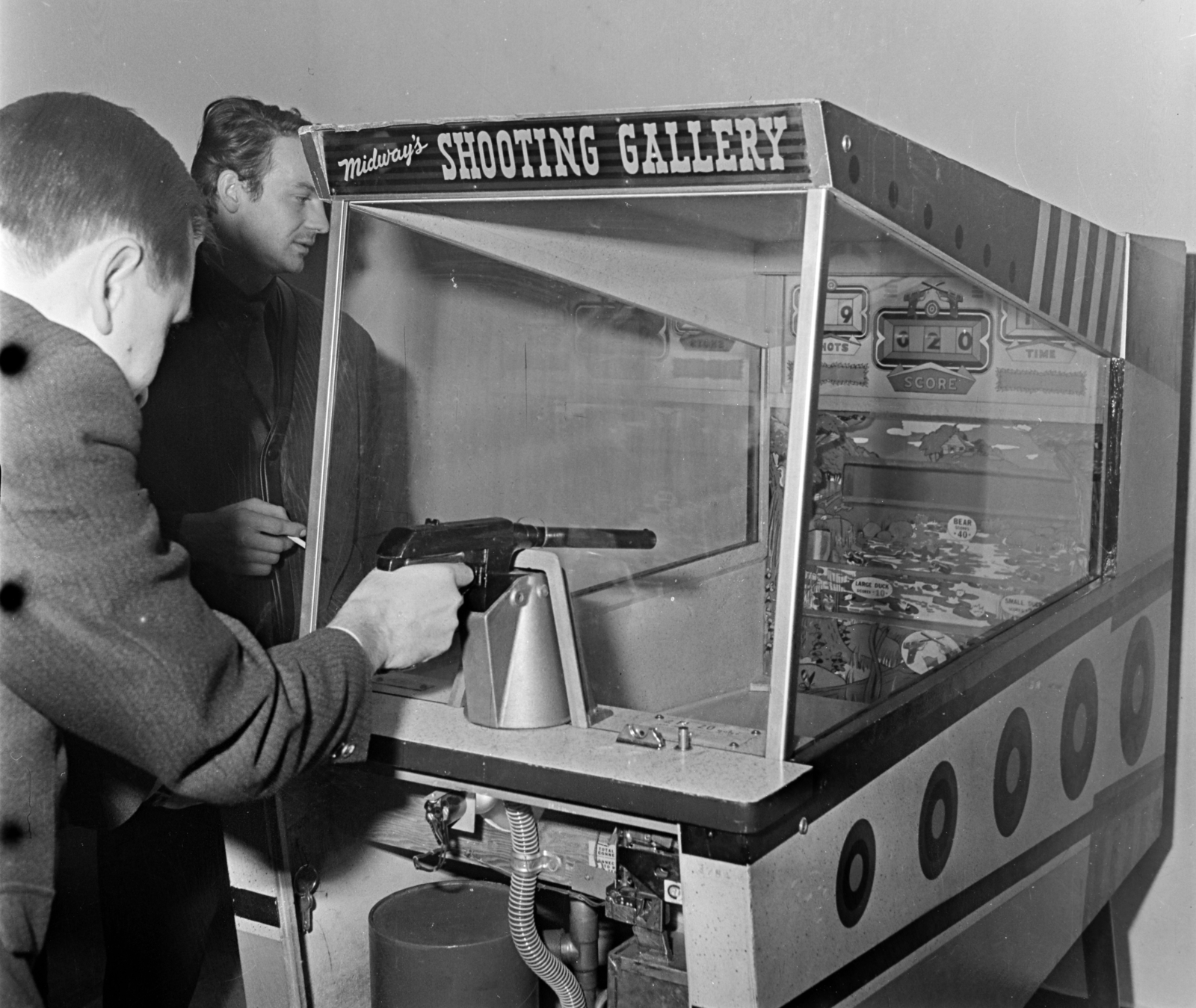 1967, Bauer Sándor, slot machine, Fortepan #126325