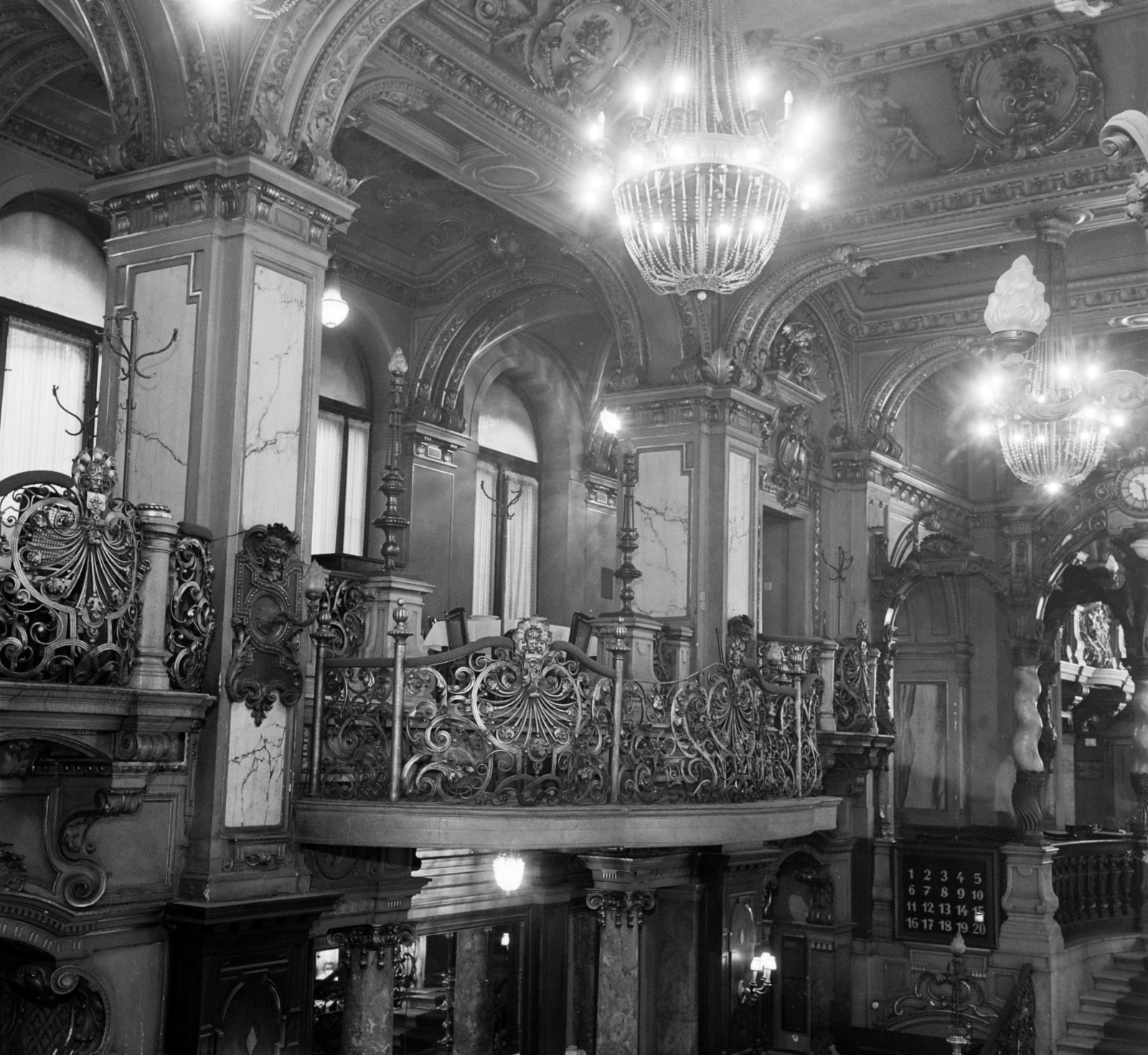 Hungary, Budapest VII., Hungária (korábban és ma New York) kávéház., 1968, Bauer Sándor, coffee house, Budapest, Fortepan #126506