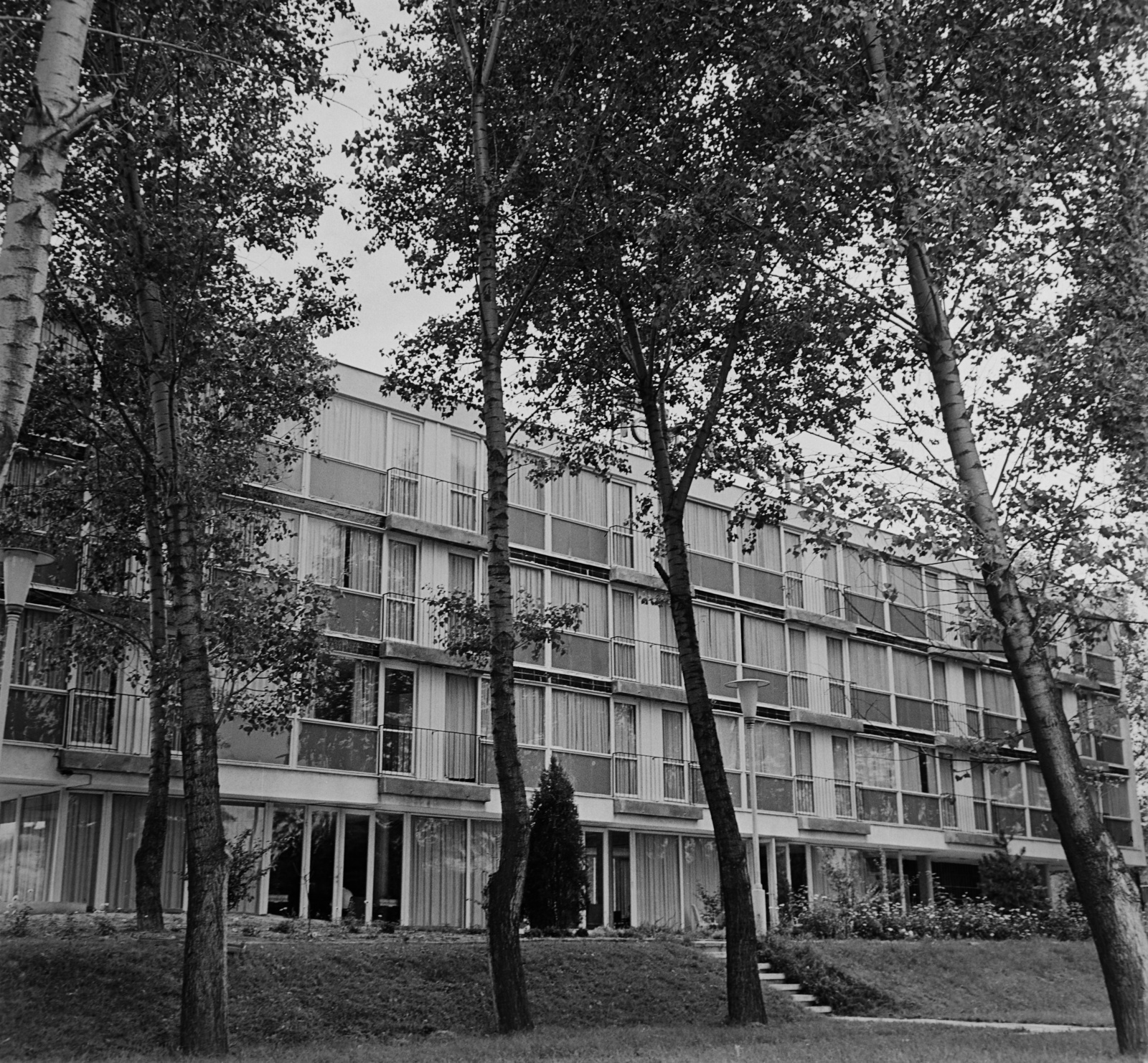 Magyarország,Balaton, Siófok, Foki-hegy, Touring Hotel., 1970, Bauer Sándor, Fortepan #126529