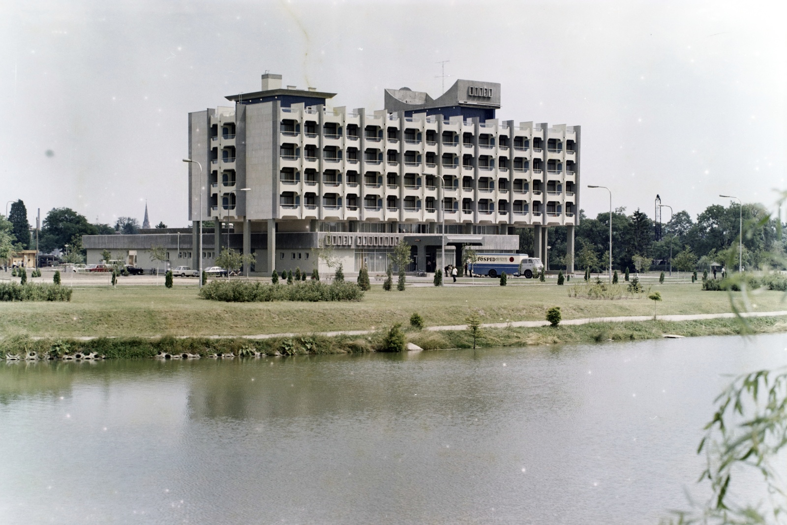 Hungary, Szombathely, Bartók Béla körút 39., Hotel Claudius., 1977, Bauer Sándor, colorful, Fortepan #126721
