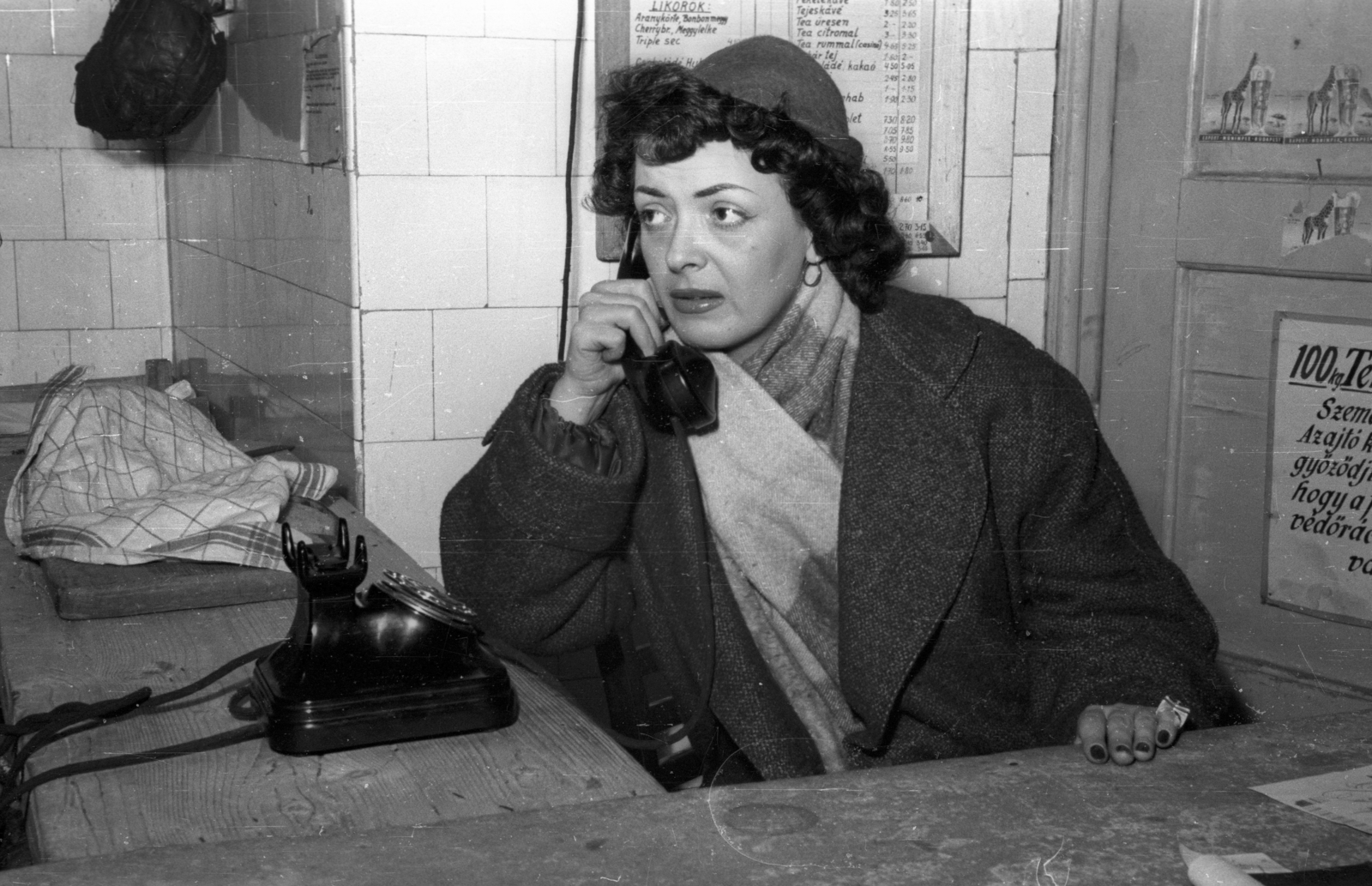 1959, Bauer Sándor, telefon, Fortepan #127007