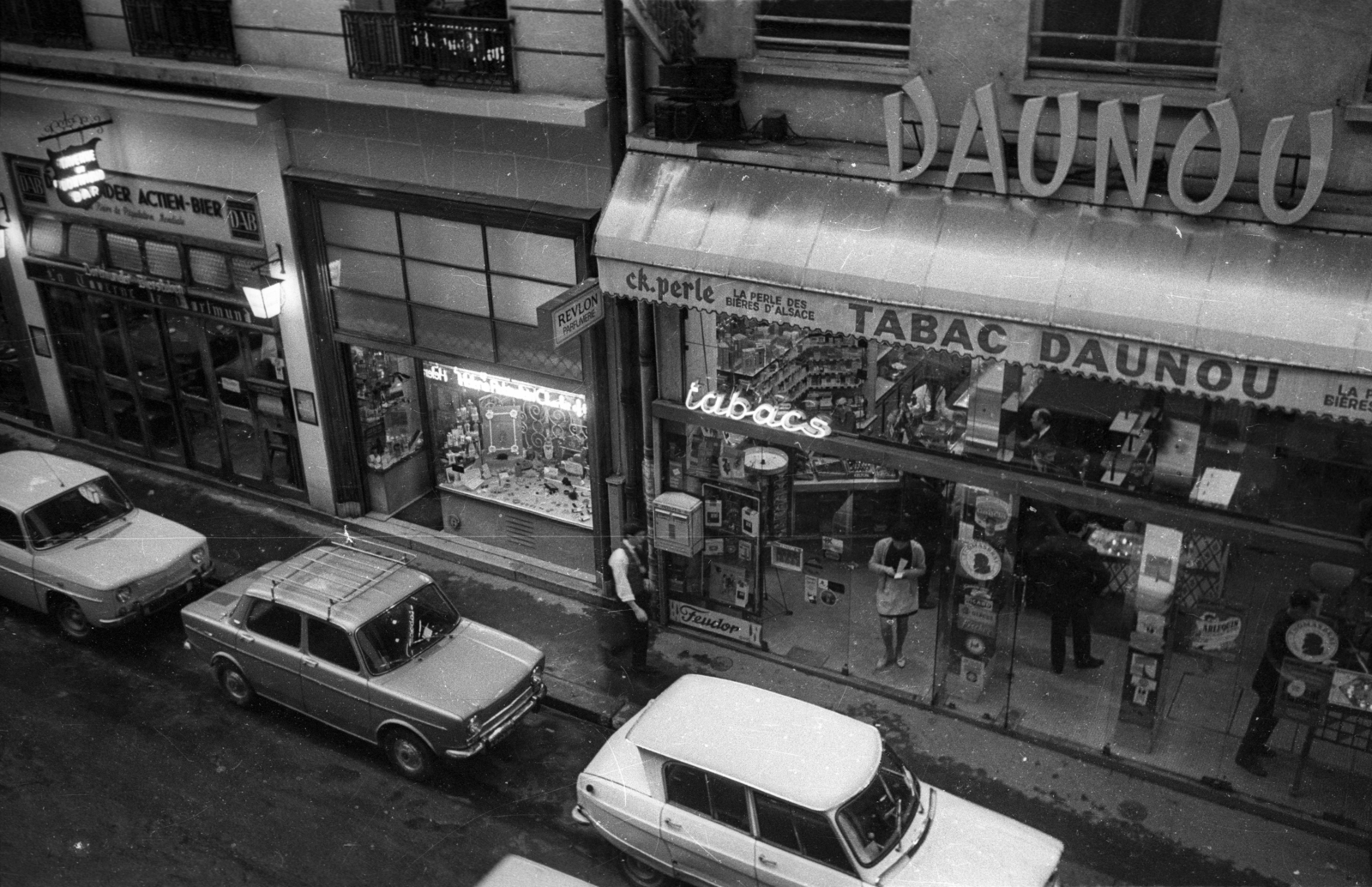 France, Paris, Rue Daunou, kilátás az 1-es számú házból., 1967, Bauer Sándor, Fortepan #127078