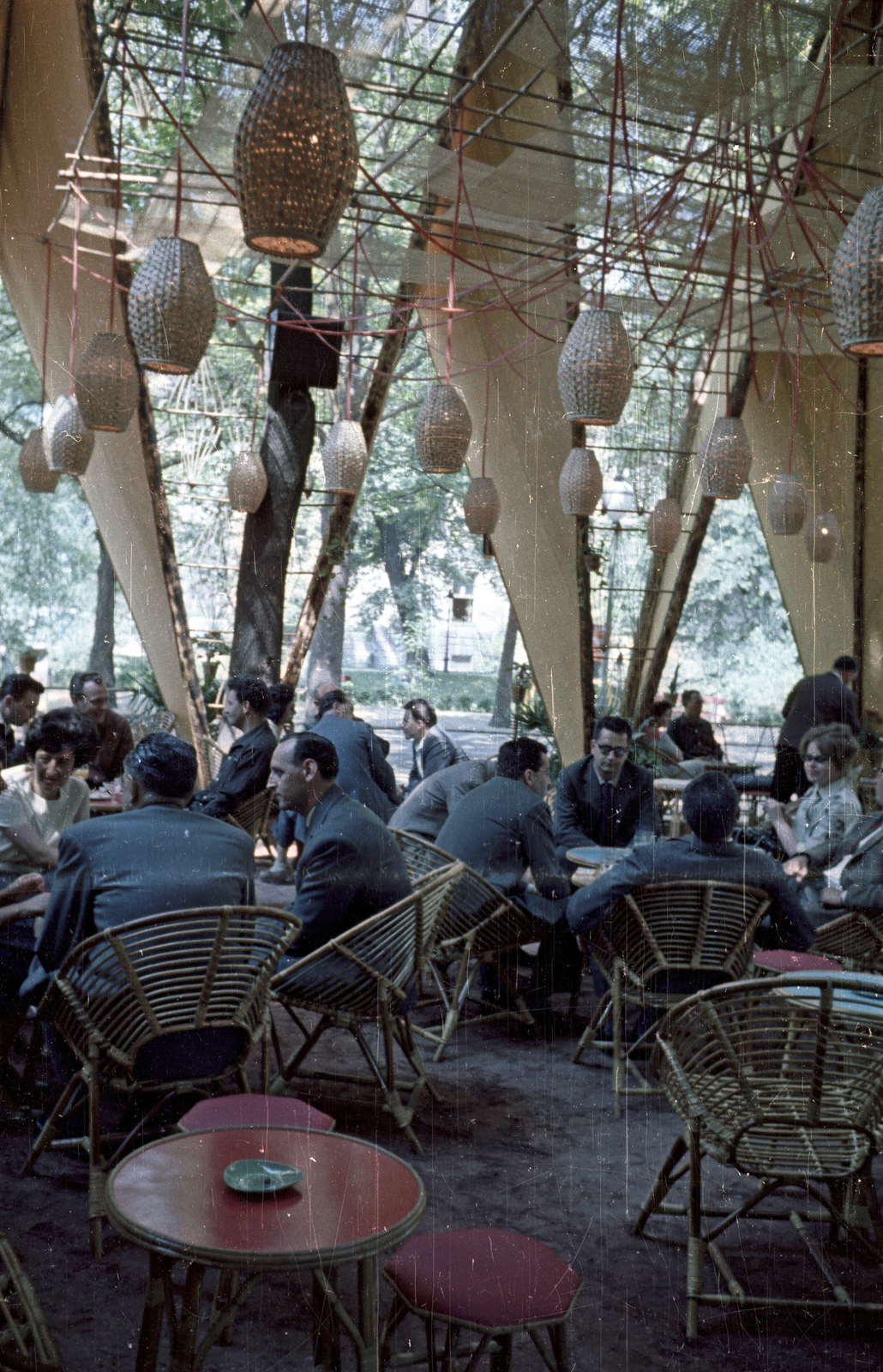 Hungary, Budapest XIV., Kuba eszpresszó., 1963, Bauer Sándor, colorful, Budapest, Fortepan #127083