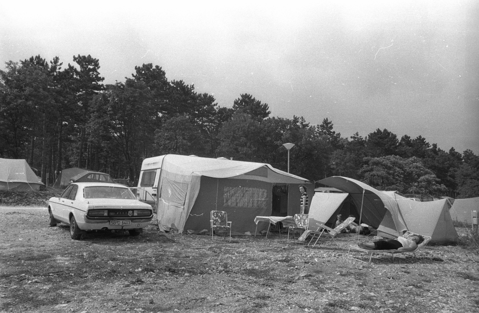 1981, Bauer Sándor, camping, Fortepan #127187