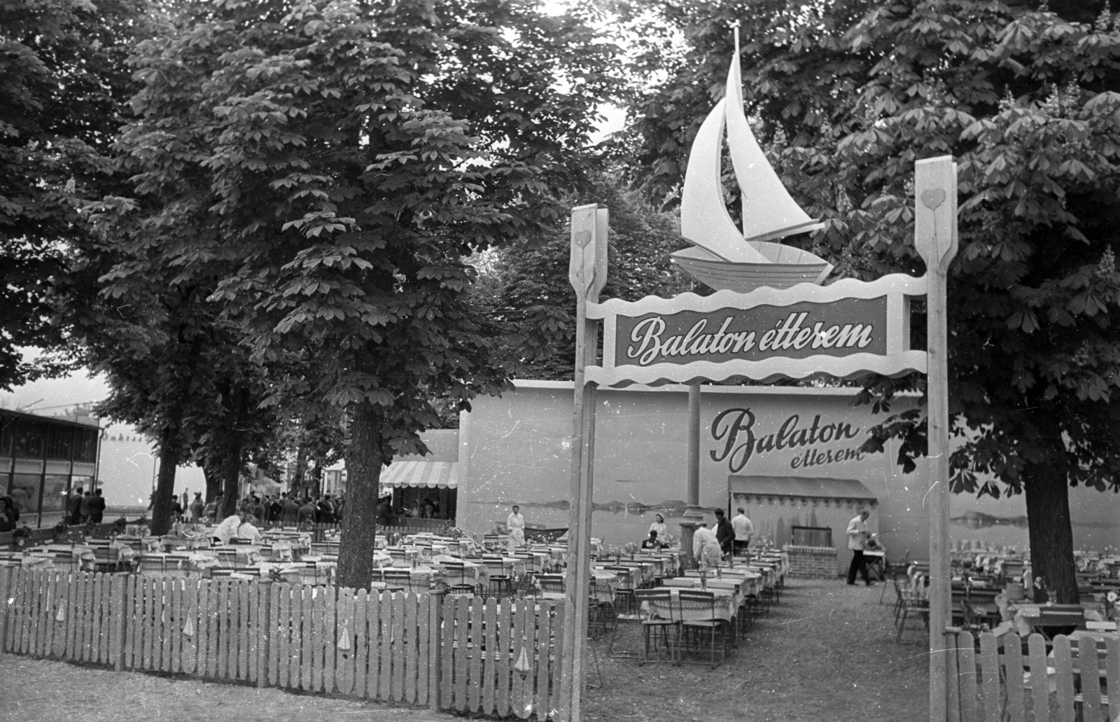 Hungary, Budapest XIV., Balaton étterem., 1959, Bauer Sándor, Budapest, Fortepan #127298