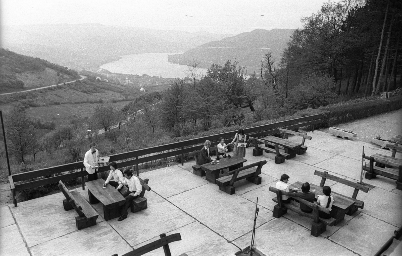 Hungary,Danube Bend, Visegrád, Hotel Silvanus., 1980, Bauer Sándor, Fortepan #127434