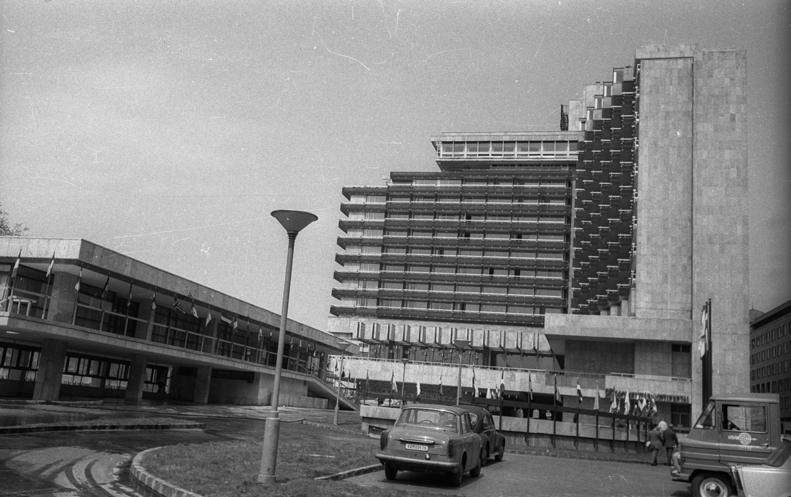 Hungary, Budapest V., Hotel Duna Intercontinental., 1970, Bauer Sándor, Budapest, Fortepan #127546