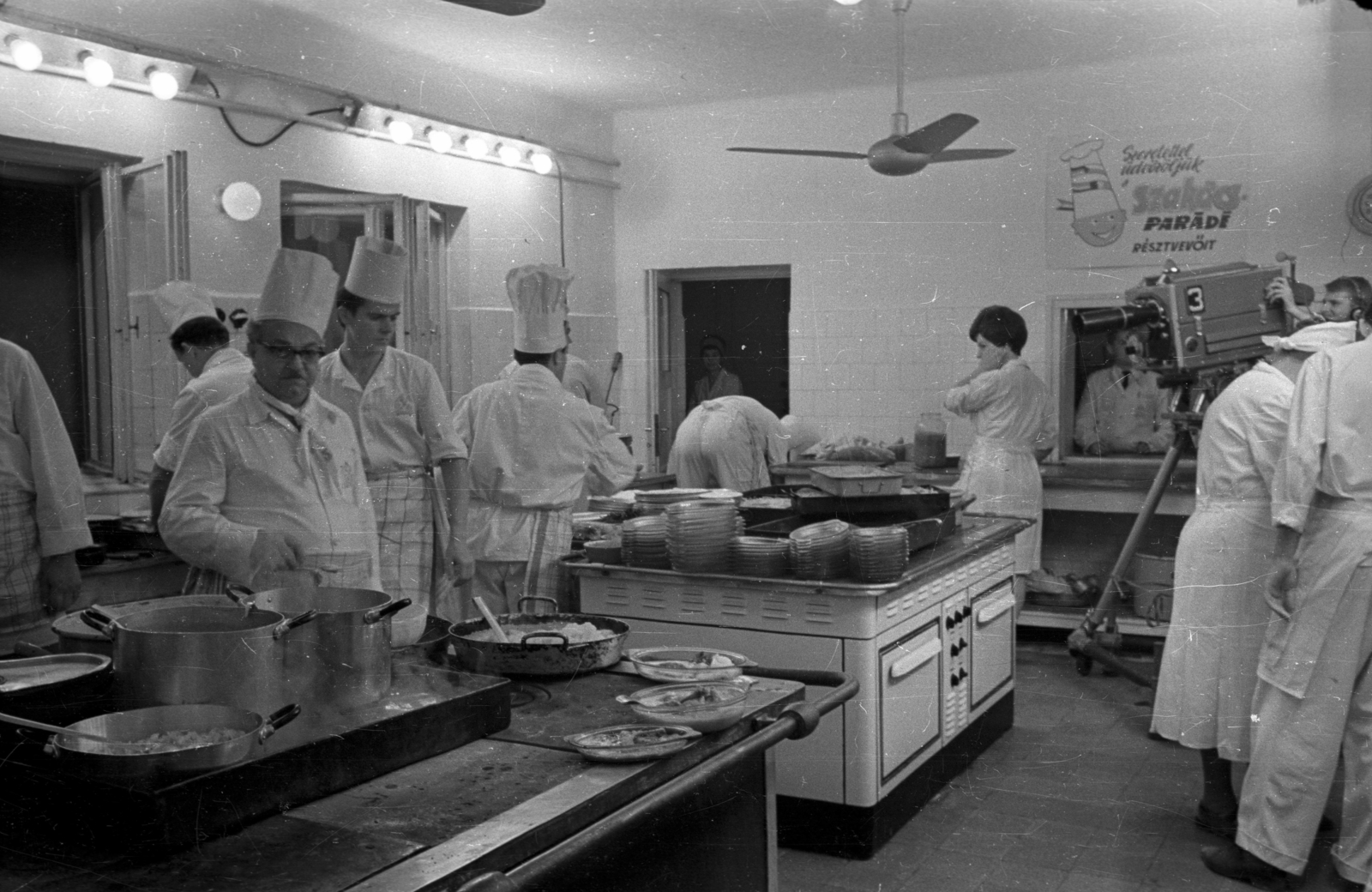 1973, Bauer Sándor, kitchen, chef, Fortepan #127565