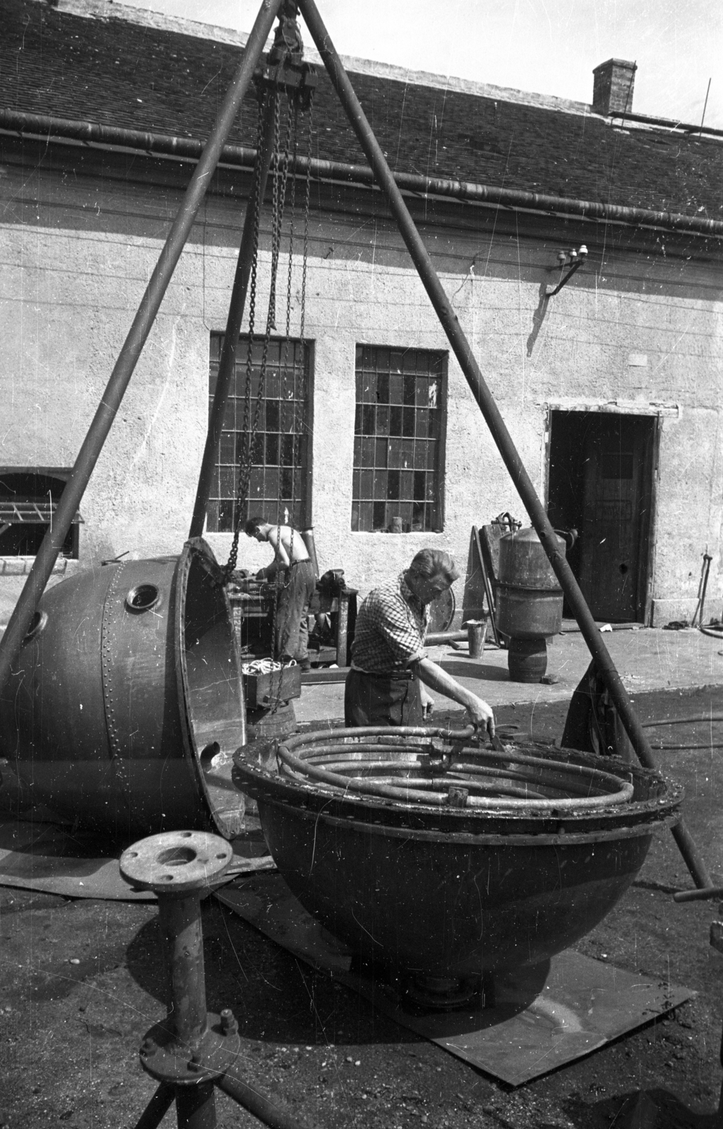 1954, Bauer Sándor, worker, Fortepan #128156