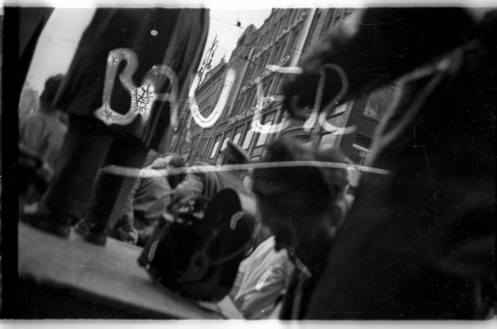 Czech Republik, Prague, Vencel tér (Václavské námestí), a felvétel május 1- i felvonulás alkalmával készült., 1956, Bauer Sándor, erroneous photo, Fortepan #128226