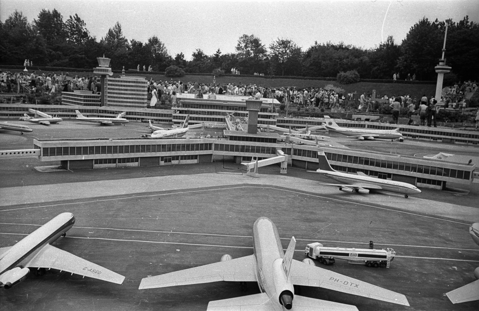 Netherlands, The Hague, Madurodam szabadtéri makettpark., 1972, Bauer Sándor, model, Fortepan #128329