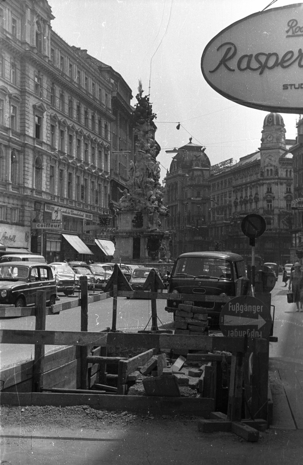 Austria, Vienna, a Graben a Stock-im-Eisen-Platz felé nézve., 1967, Bauer Sándor, Fortepan #128342