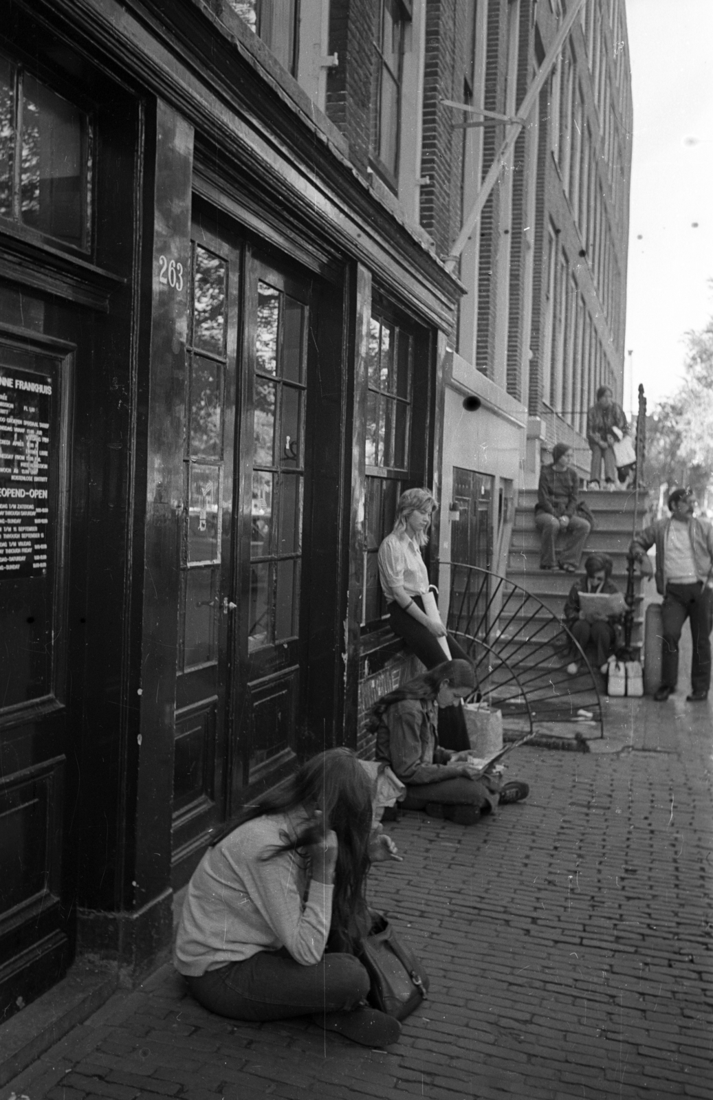 Hollandia, Amszterdam, Prinsengracht 263-265., Anna Frank ház., 1972, Bauer Sándor, Fortepan #128381