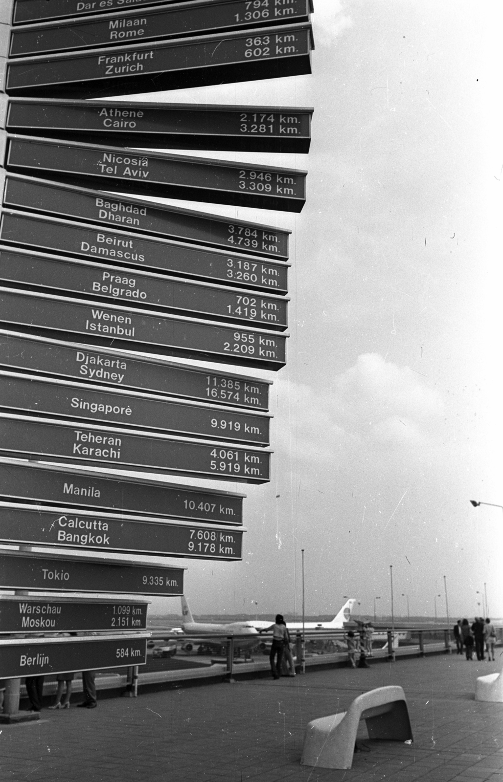 Netherlands, Amsterdam, Schiphol repülőtér., 1972, Bauer Sándor, airport, Fortepan #128398