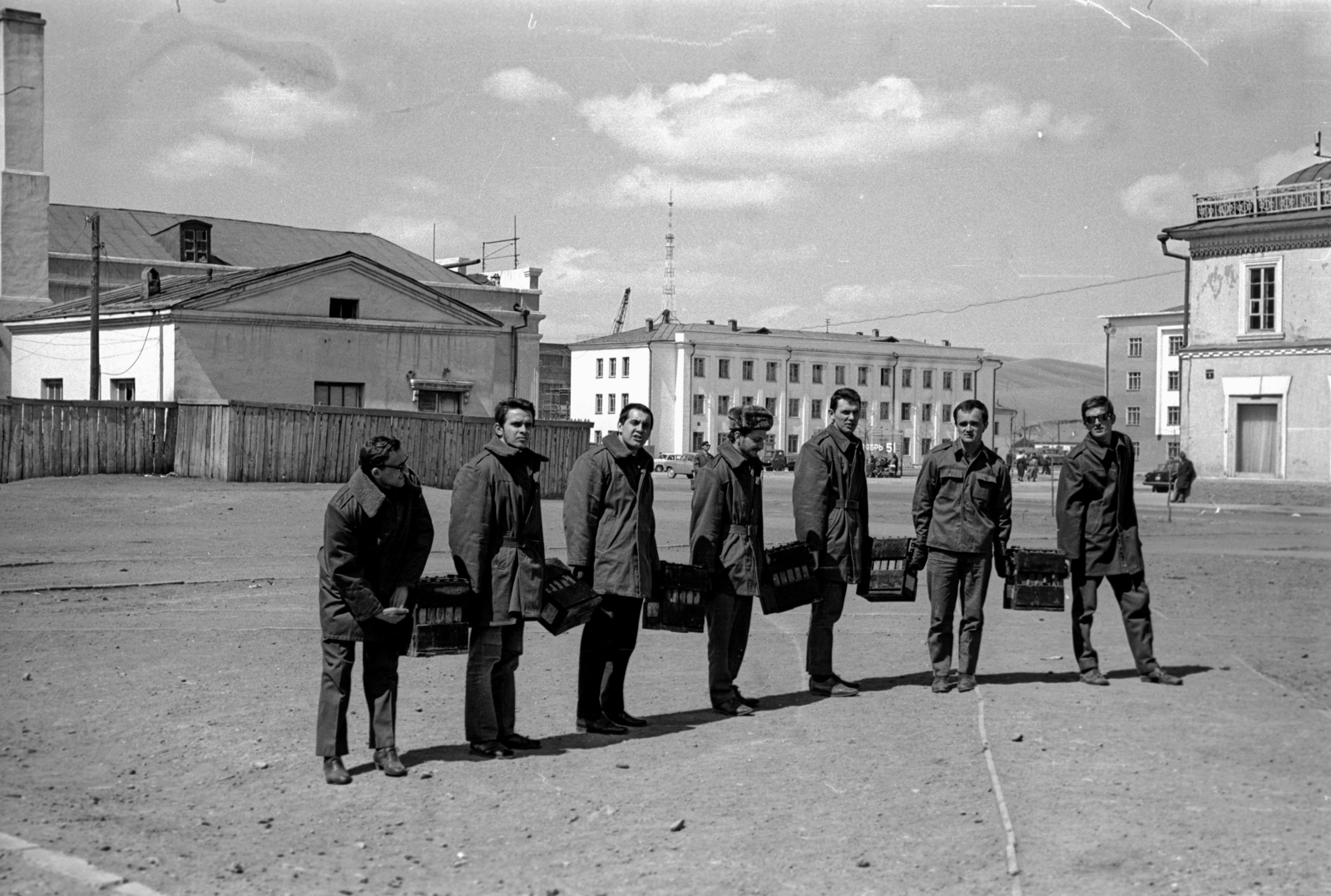 Mongolia, Ulánbátor, 1969, Bagi Gábor, Bagi Róbert, battery, Fortepan #128627