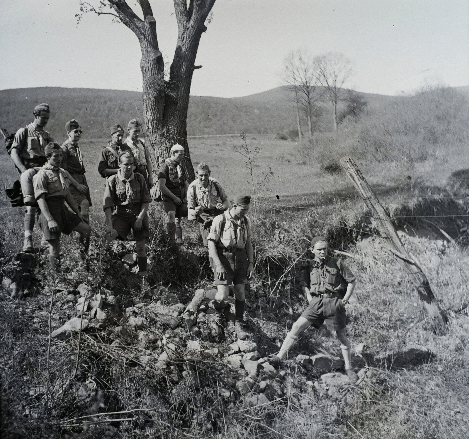 1942, Fortepan/Album014, scouting, Fortepan #128766
