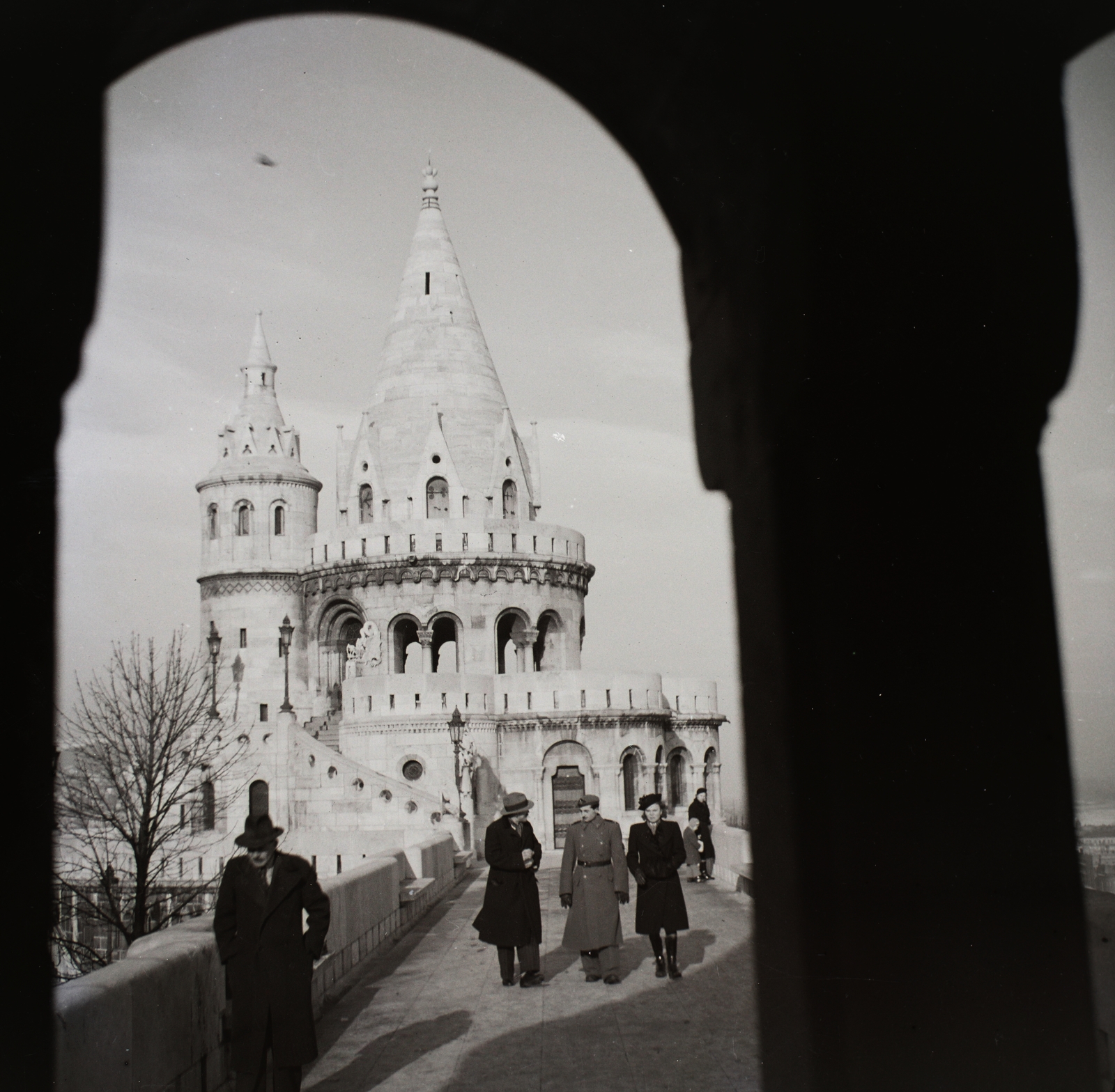 Hungary, Halászbástya, Budapest I., 1943, Fortepan/Album014, Budapest, Fortepan #128786