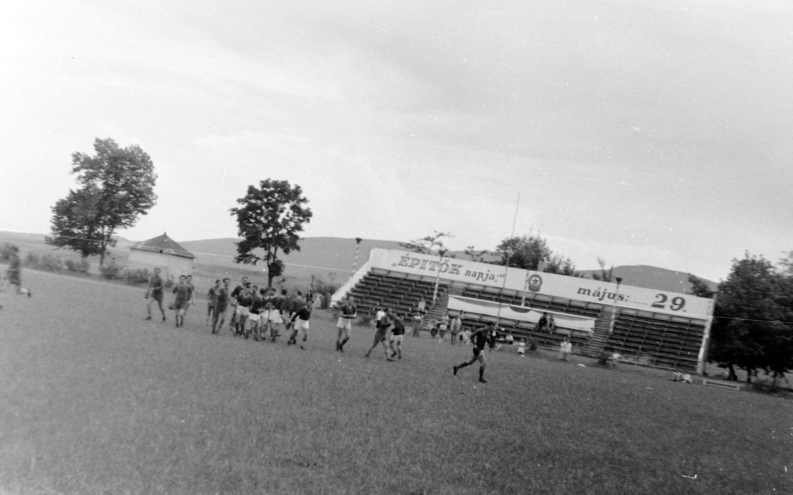 1955, Szent-tamási Mihály, football, Fortepan #12893