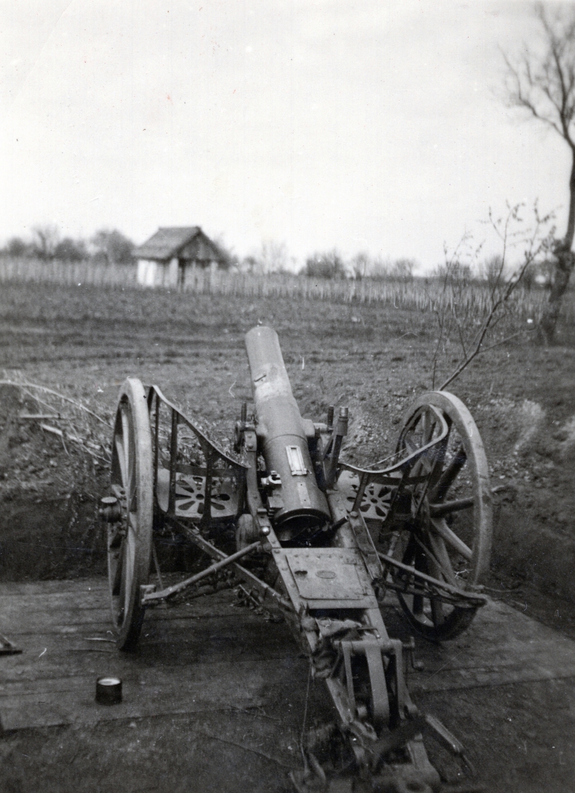 1941, Hajdu Fedő Károly, eastern front, ordnance, cannon, Fortepan #129092