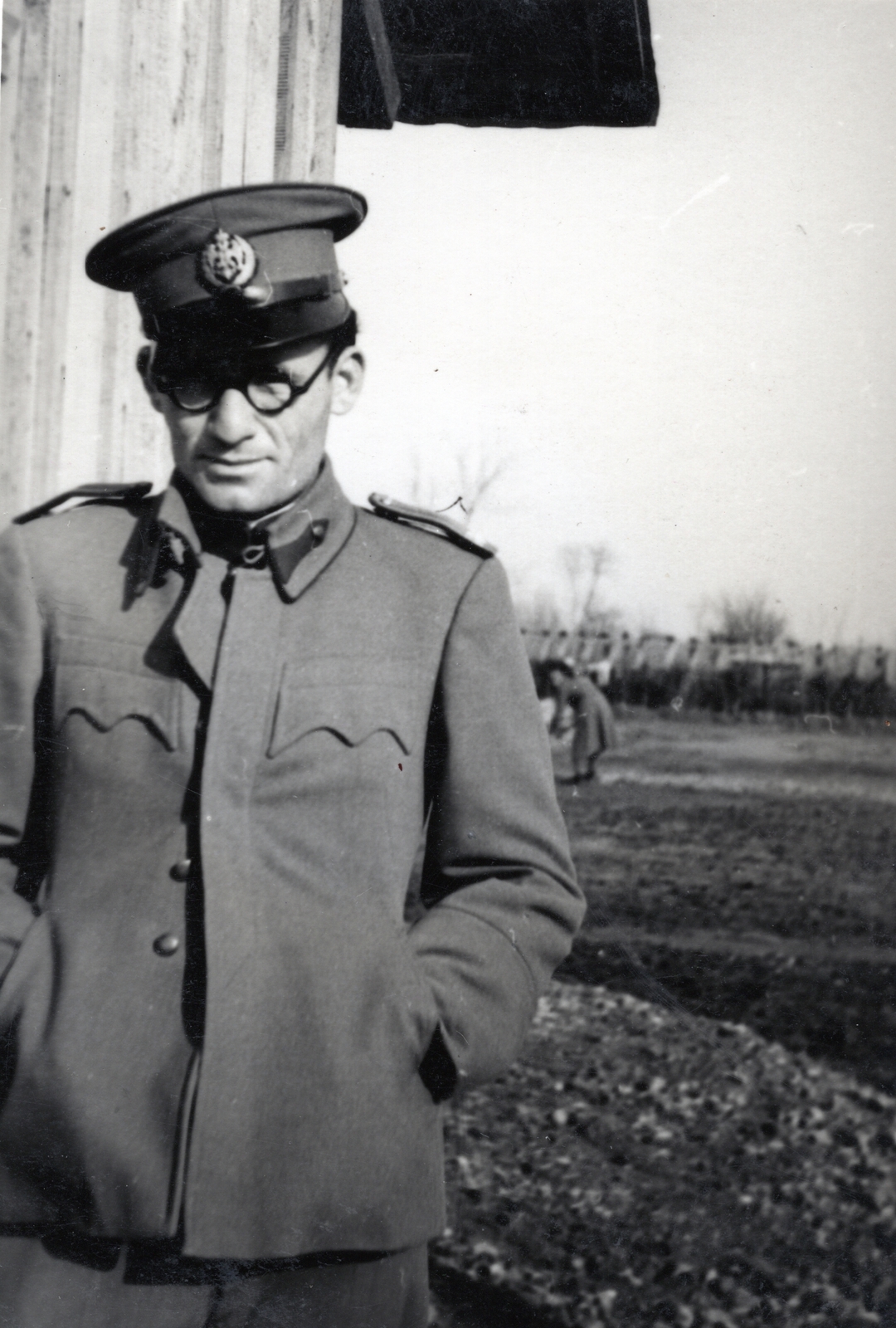 1941, Hajdu Fedő Károly, glasses, Serbian soldier, Fortepan #129101
