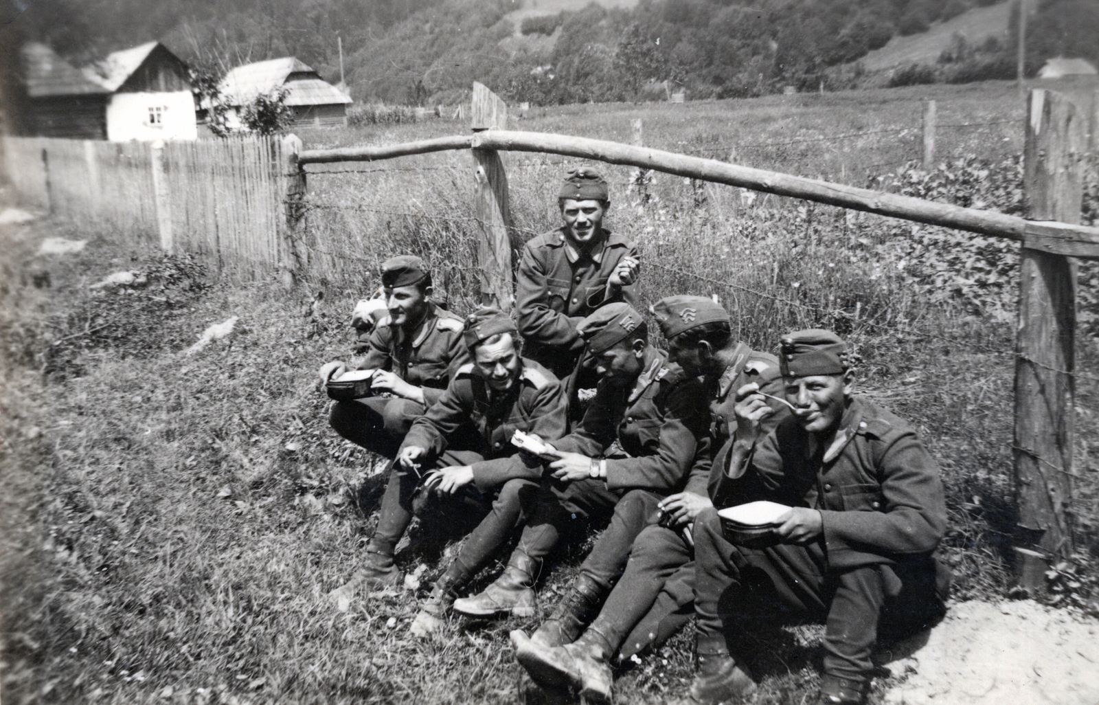 1941, Hajdu Fedő Károly, second World War, Hungarian soldier, eastern front, Fortepan #129107
