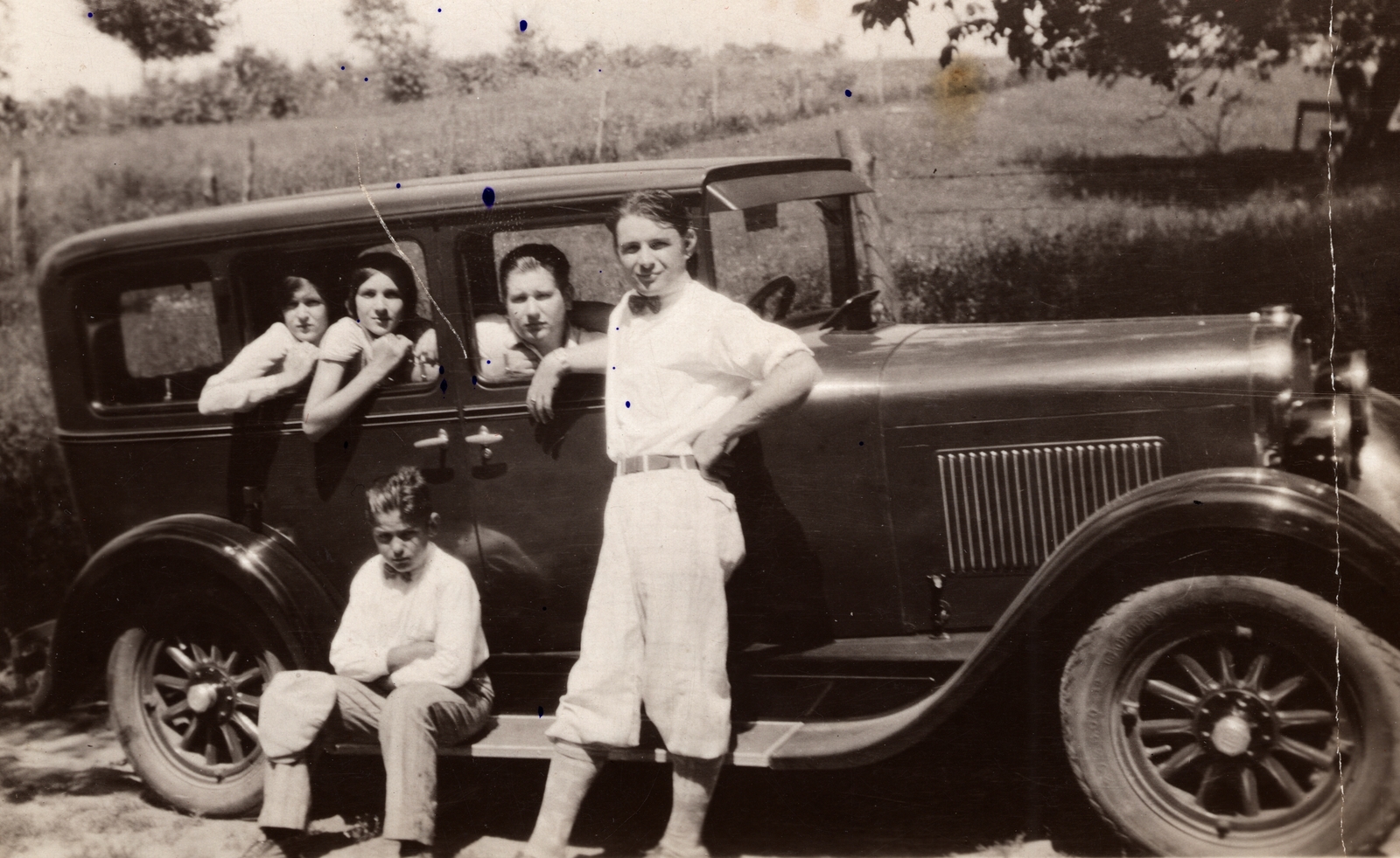 1934, Heinzely Béla, tableau, automobile, Fortepan #129159