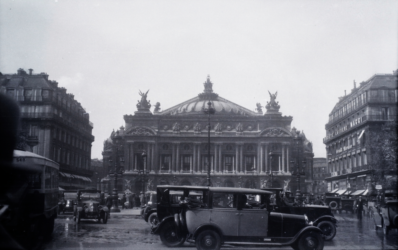 France, Paris, az Opera az Avenue de l'Opera felől., 1929, Horváth Miklós dr, Fortepan #129270