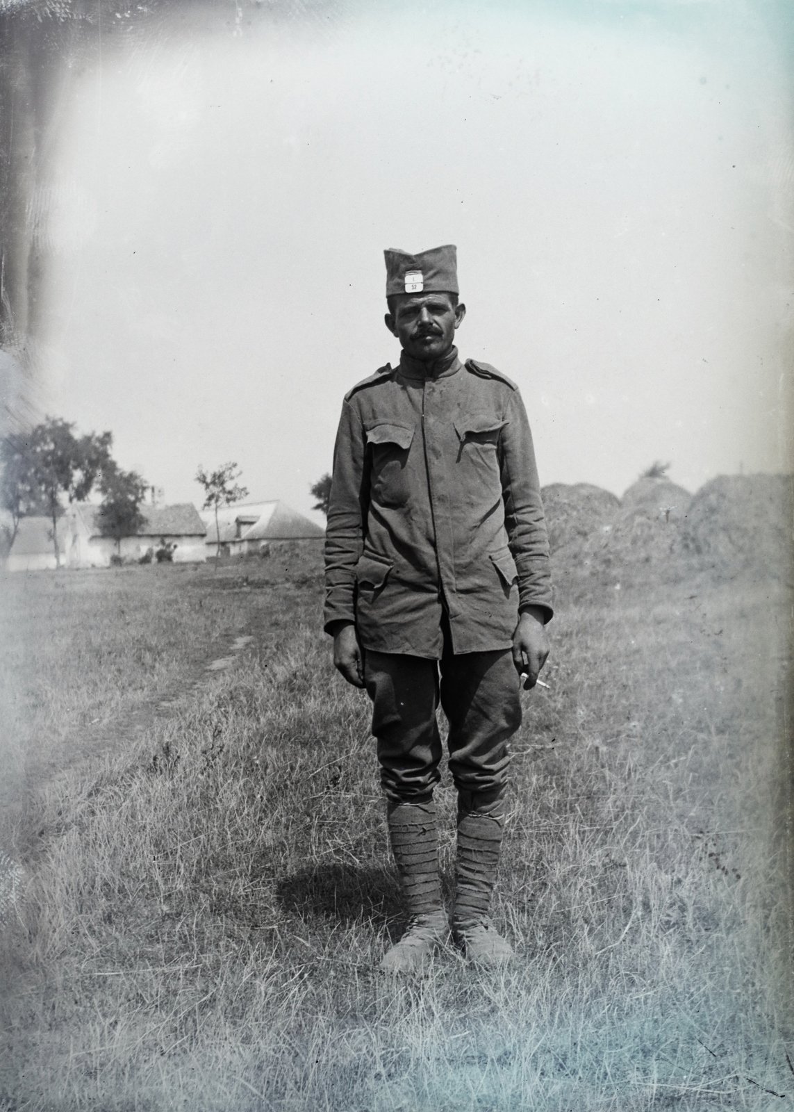 1919, Horváth Miklós dr, szerb katona, Fortepan #129304