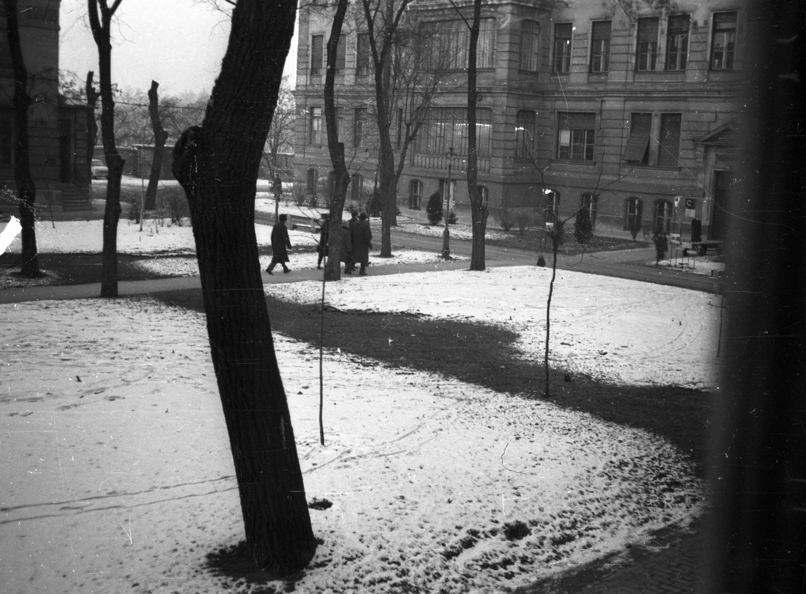 Hungary, Budapest VIII., Üllői út 86., a Heim Pál Gyermekkórház parkja., 1968, Horváth Miklós dr, medical institution, Budapest, Fortepan #129360