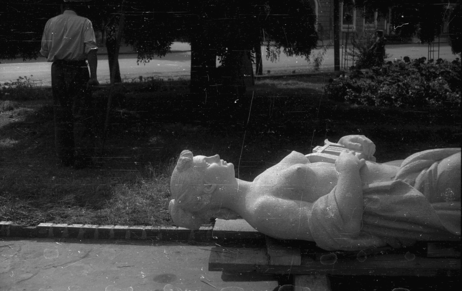 1960, Hunyady József, sculpture, Fortepan #129571