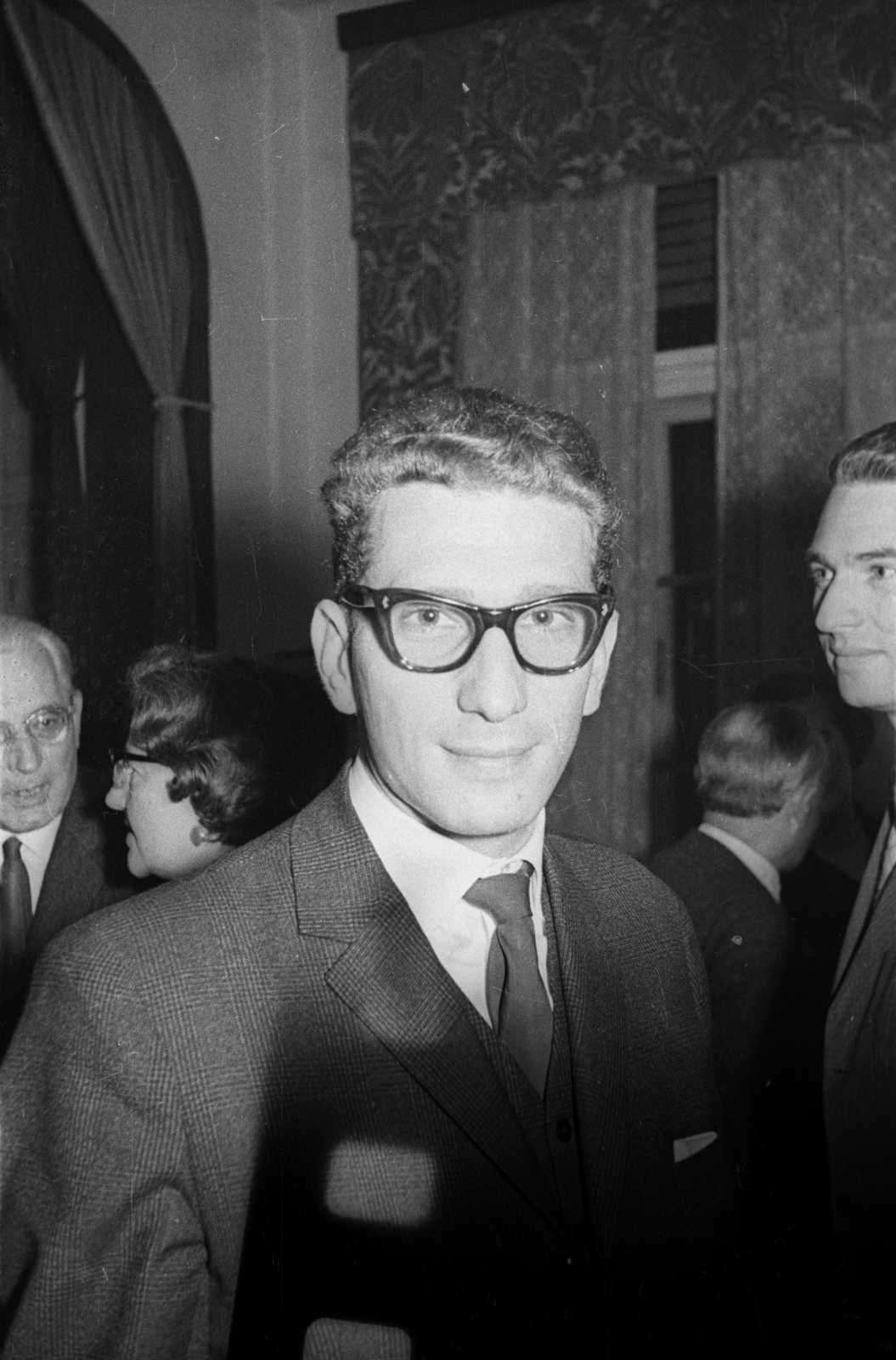 Hungary, Budapest VI., Ungvári Tamás író. A felvétel az Írószövetség Bajza utca 18. alatti székházában készült., 1966, Hunyady József, Budapest, Fortepan #129646