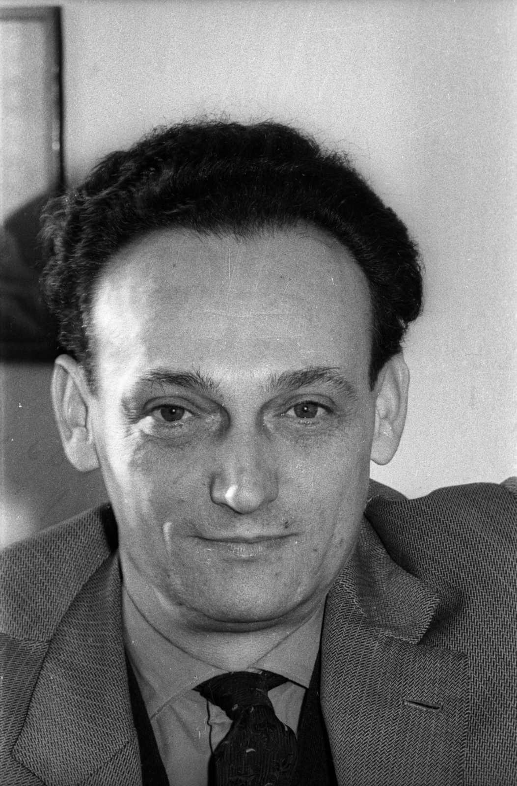 Hungary, Kende Sándor író, költő., 1969, Hunyady József, celebrity, man, portrait, Fortepan #129667