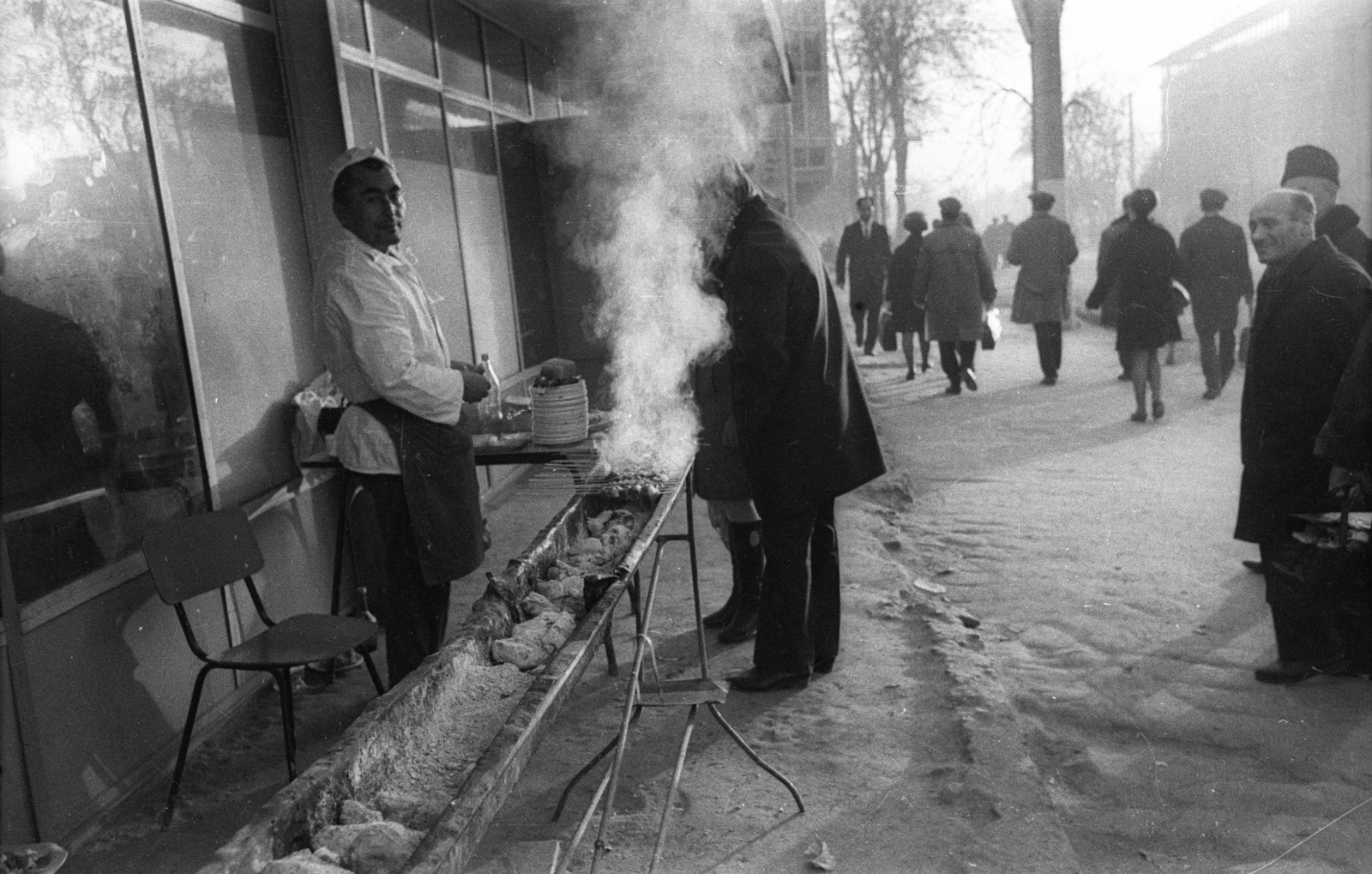 1969, Kotnyek Antal, árus, étel, Fortepan #129816