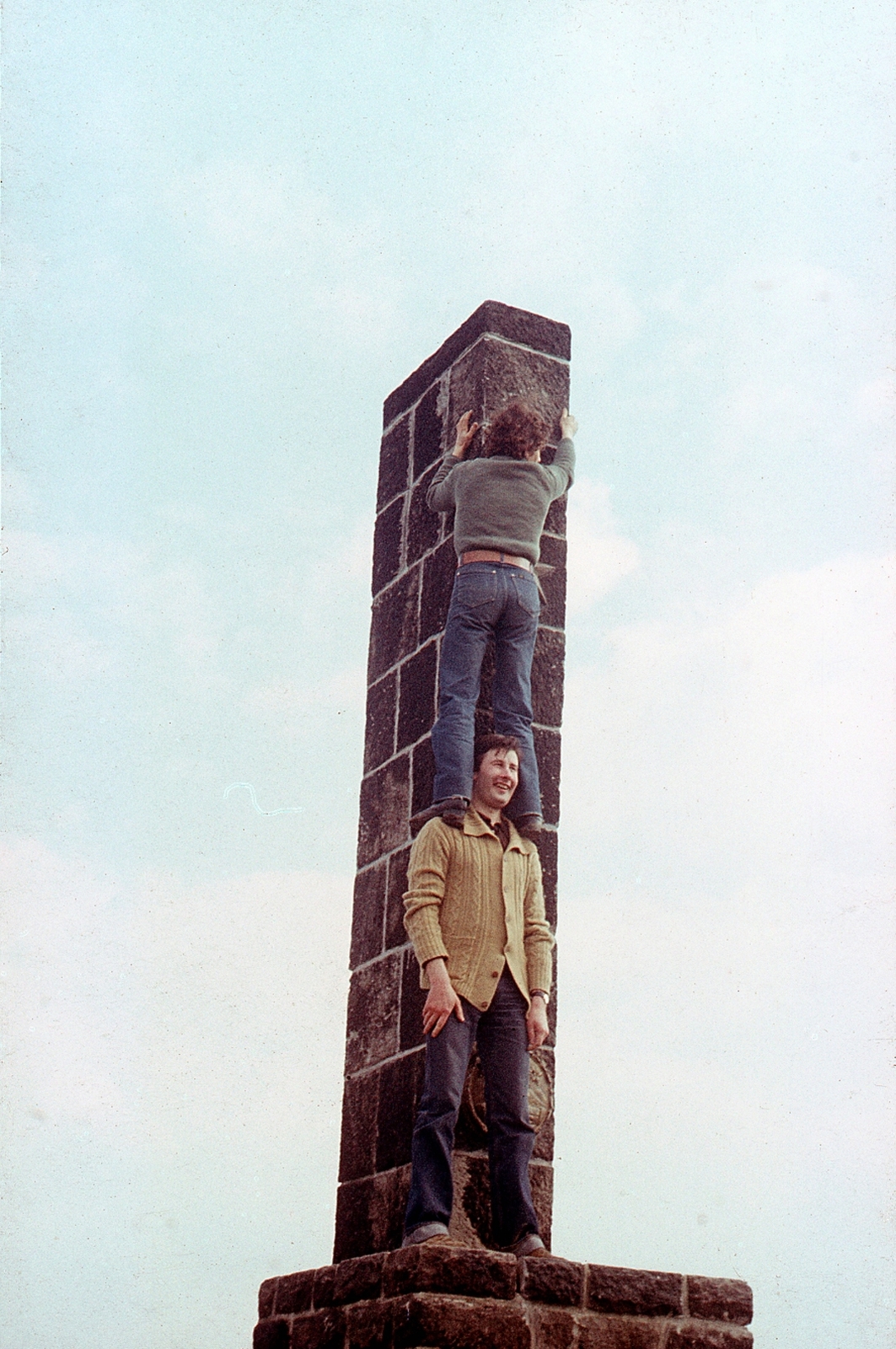 Magyarország, Visegrádi-hegység, Vörös-kő., 1975, Kovacsik Tamás, színes, Fortepan #129845