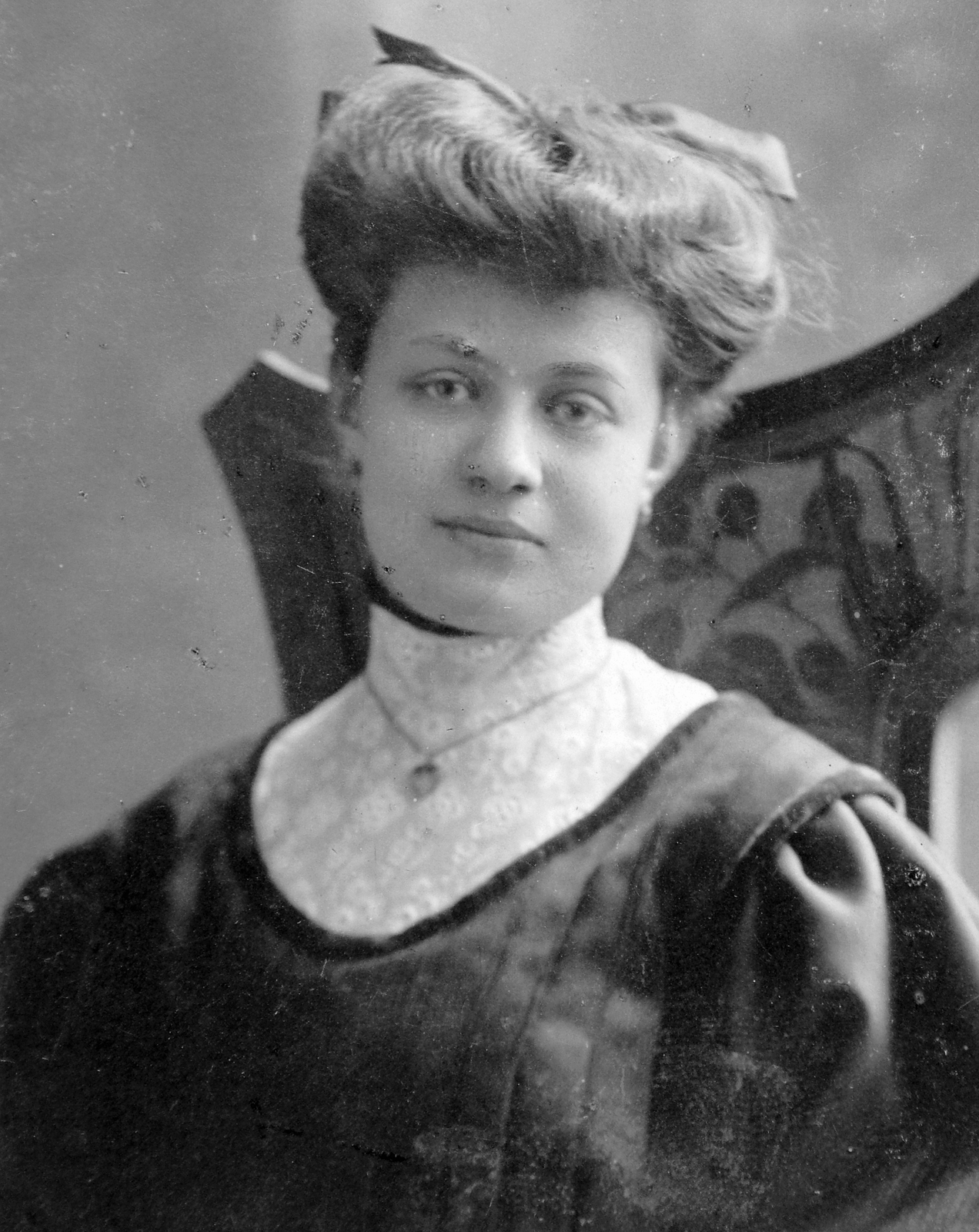 1908, Fortepan, portré, masni, nő, nyaklánc, Fortepan #12995