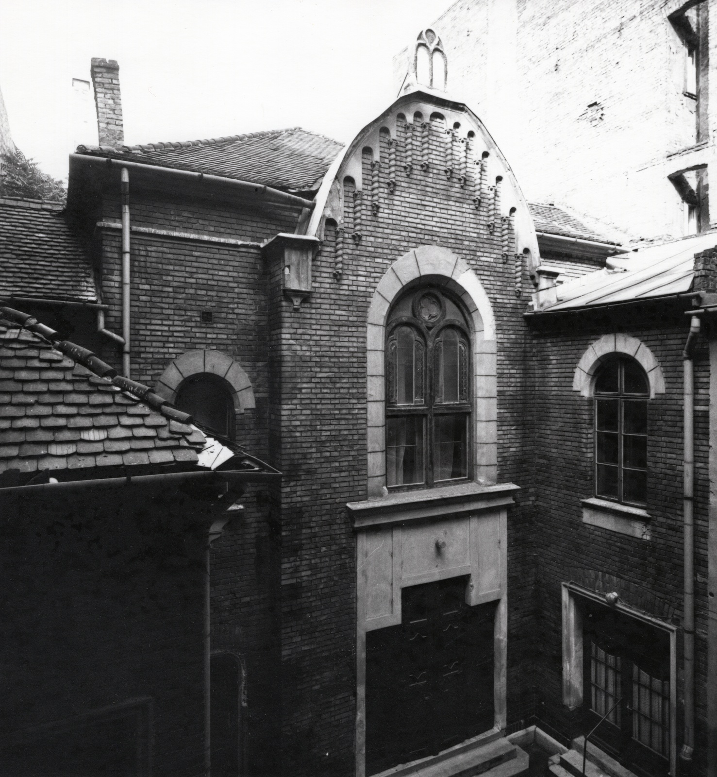 Magyarország, Budapest VI., Vasvári Pál utcai zsinagóga., 1989, Fortepan/Album017, Mundrák Attila, zsinagóga, zsidóság, Budapest, Fortepan #130087