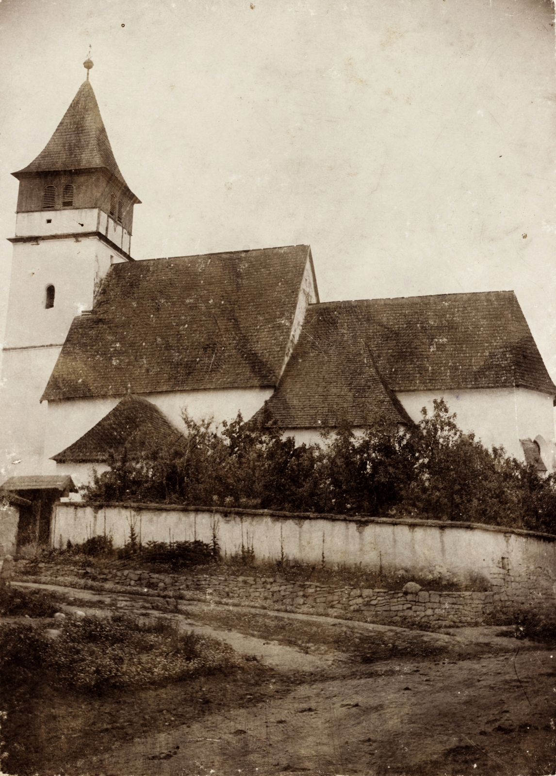 Hungary, Noszvaj, református templom (1928-ban lebontották, a helyén épült a ma látható templom)., 1912, Nagy Károly, church, Fortepan #130144